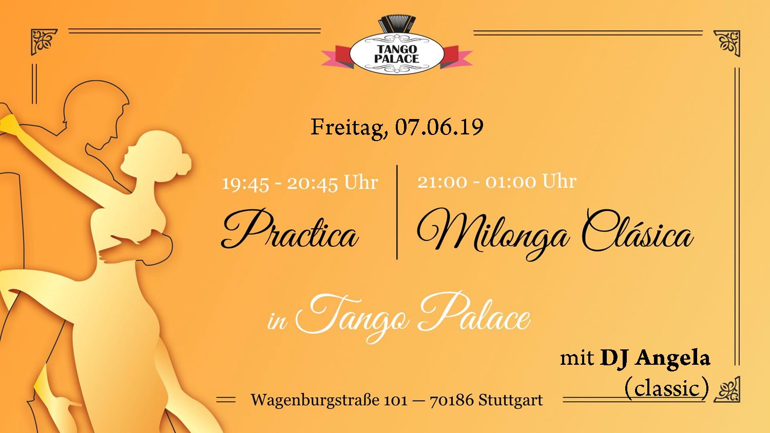 Practica und Milonga clasica in Tango Palace