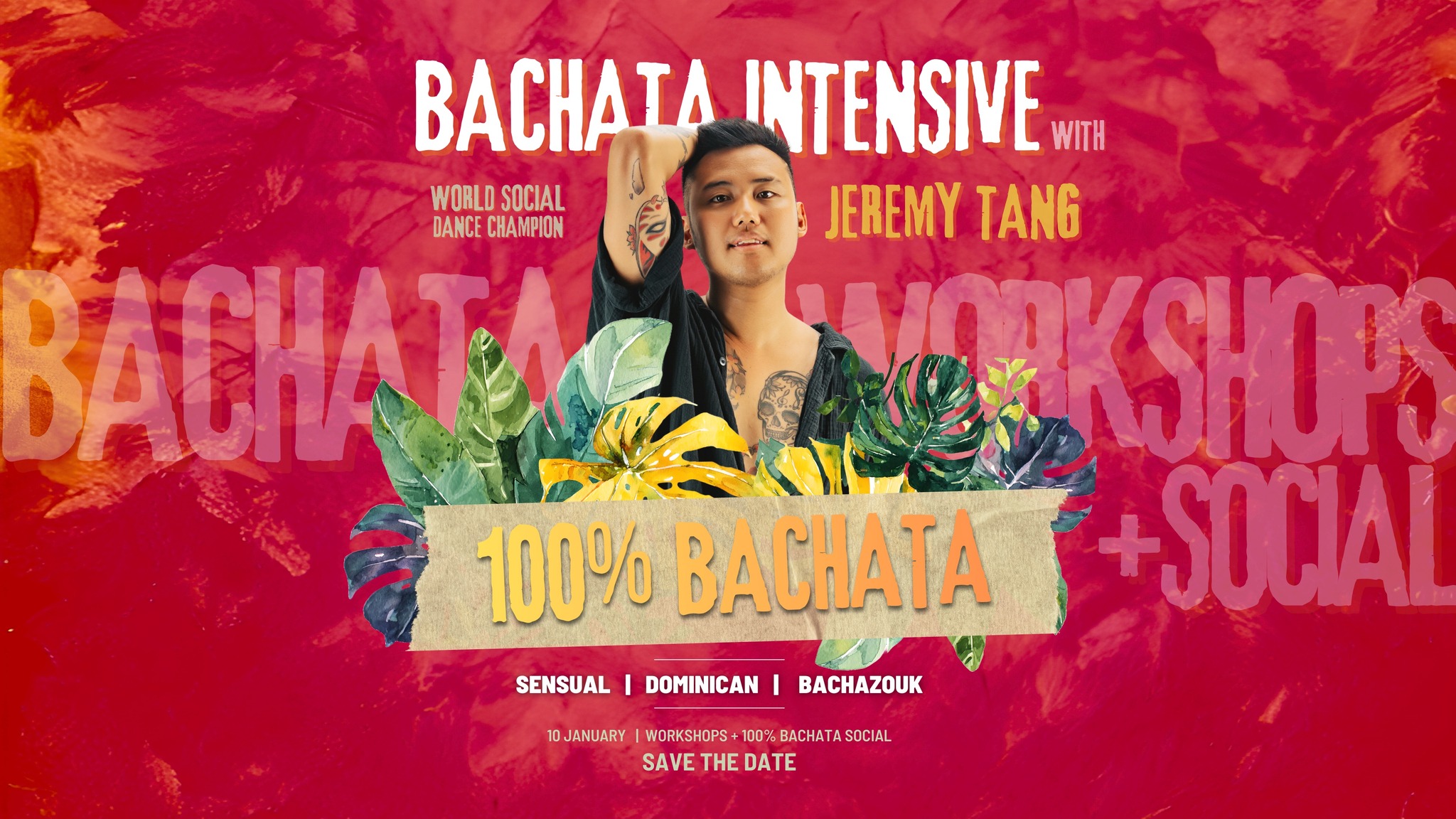 100% Bachata weekend with Jeremy Tang ❤️🔥