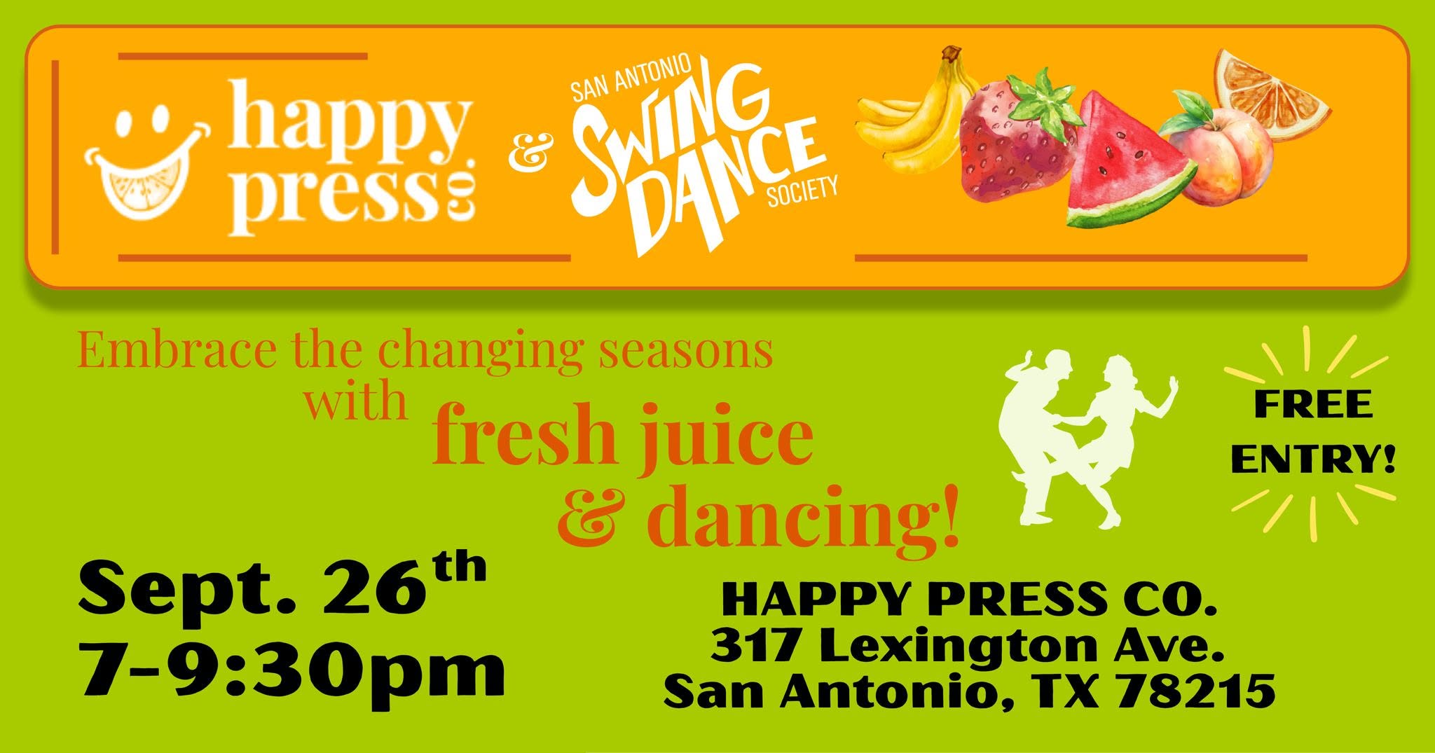 Swing Dancing at Happy Press Co!