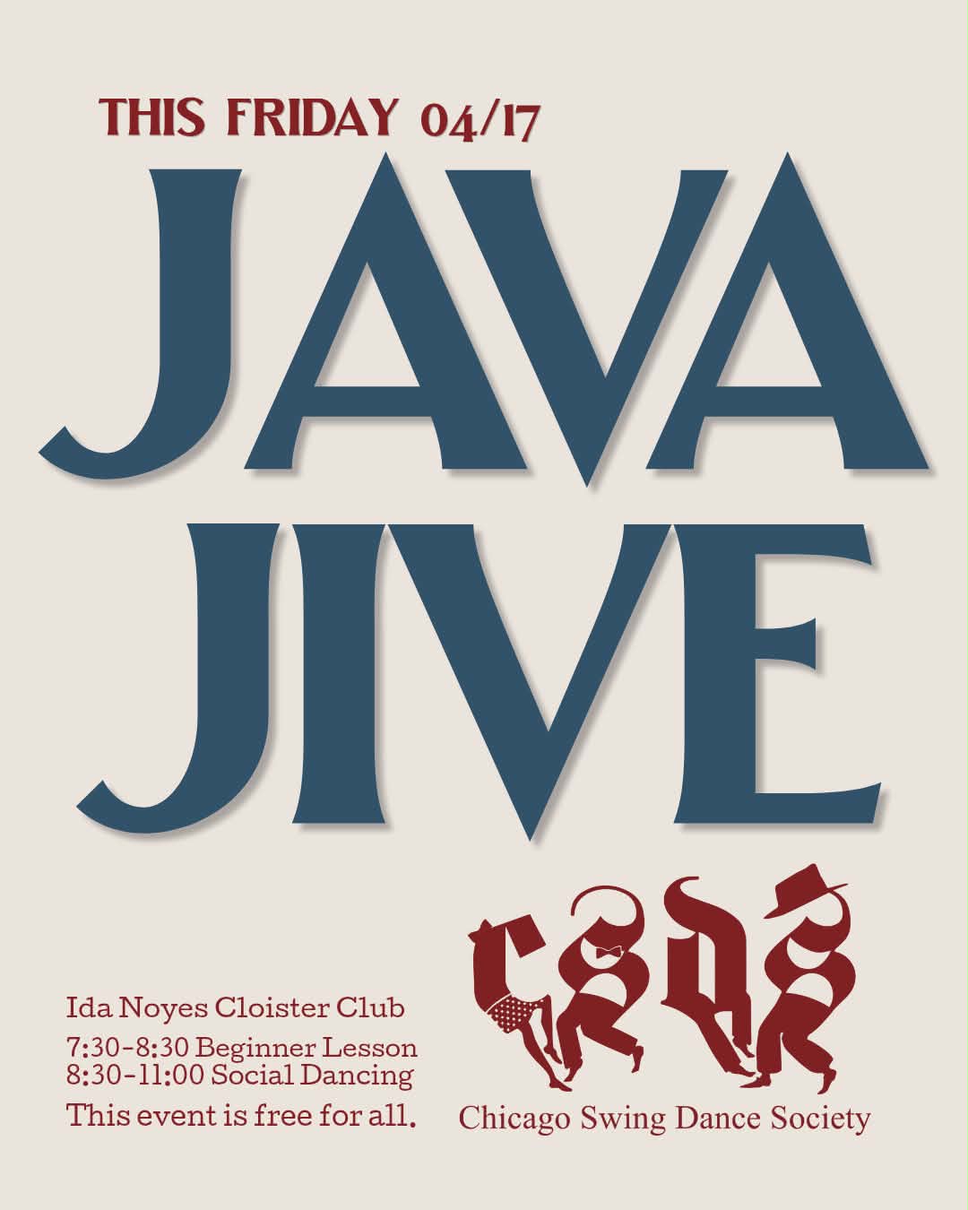 Java Jive Swing Dance + Beginner Lesson Friday 05 22!!!