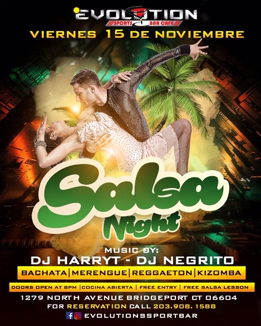 Salsa Night at Evolution Sport Bar and Lounge