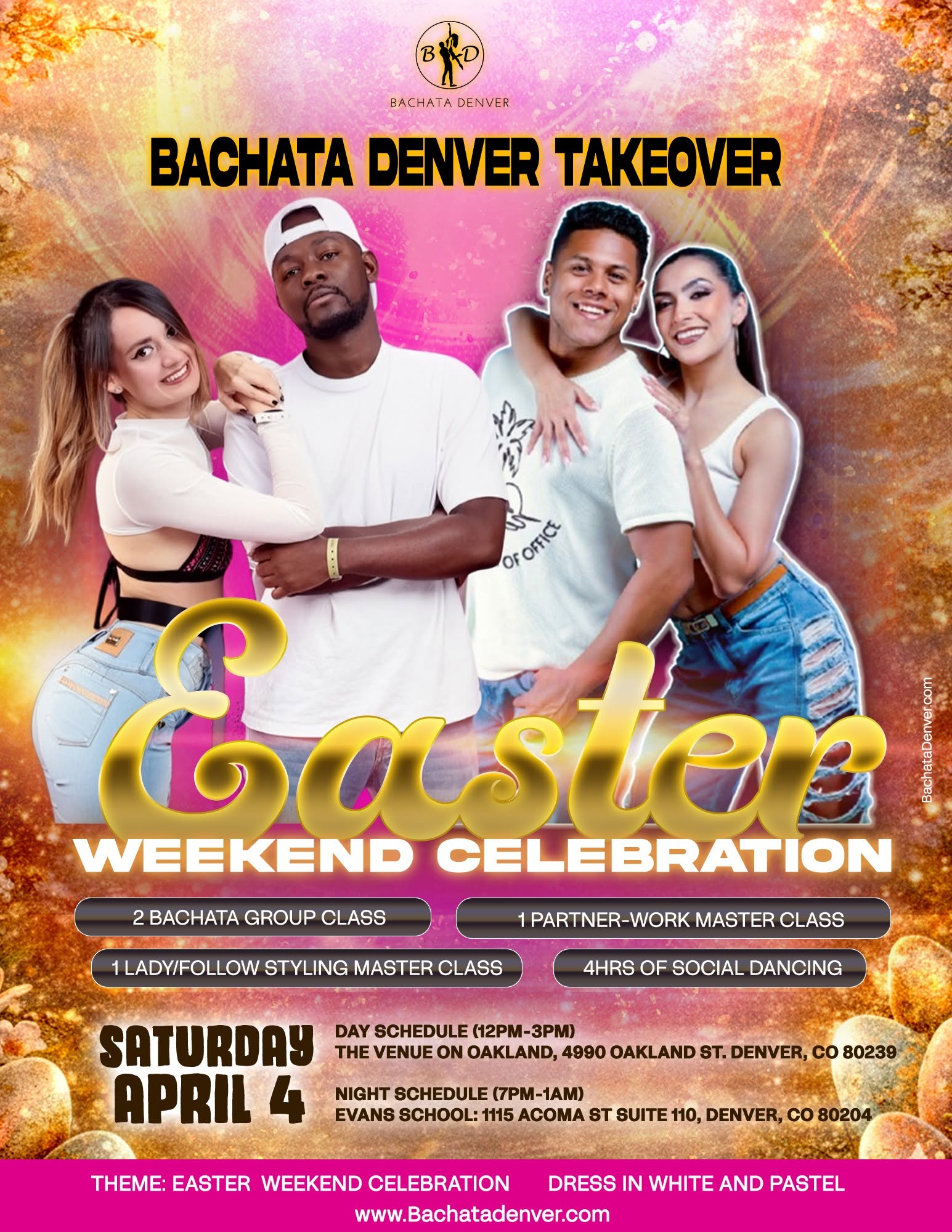 Bachata Denver Takeover Easter Weekend Edition