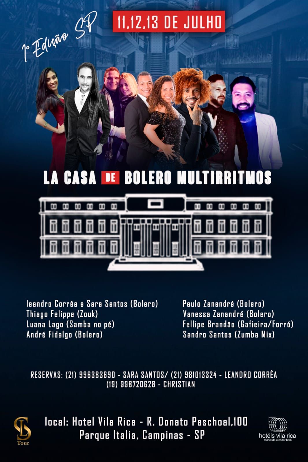Lá Casa de Bolero Multirritmos.