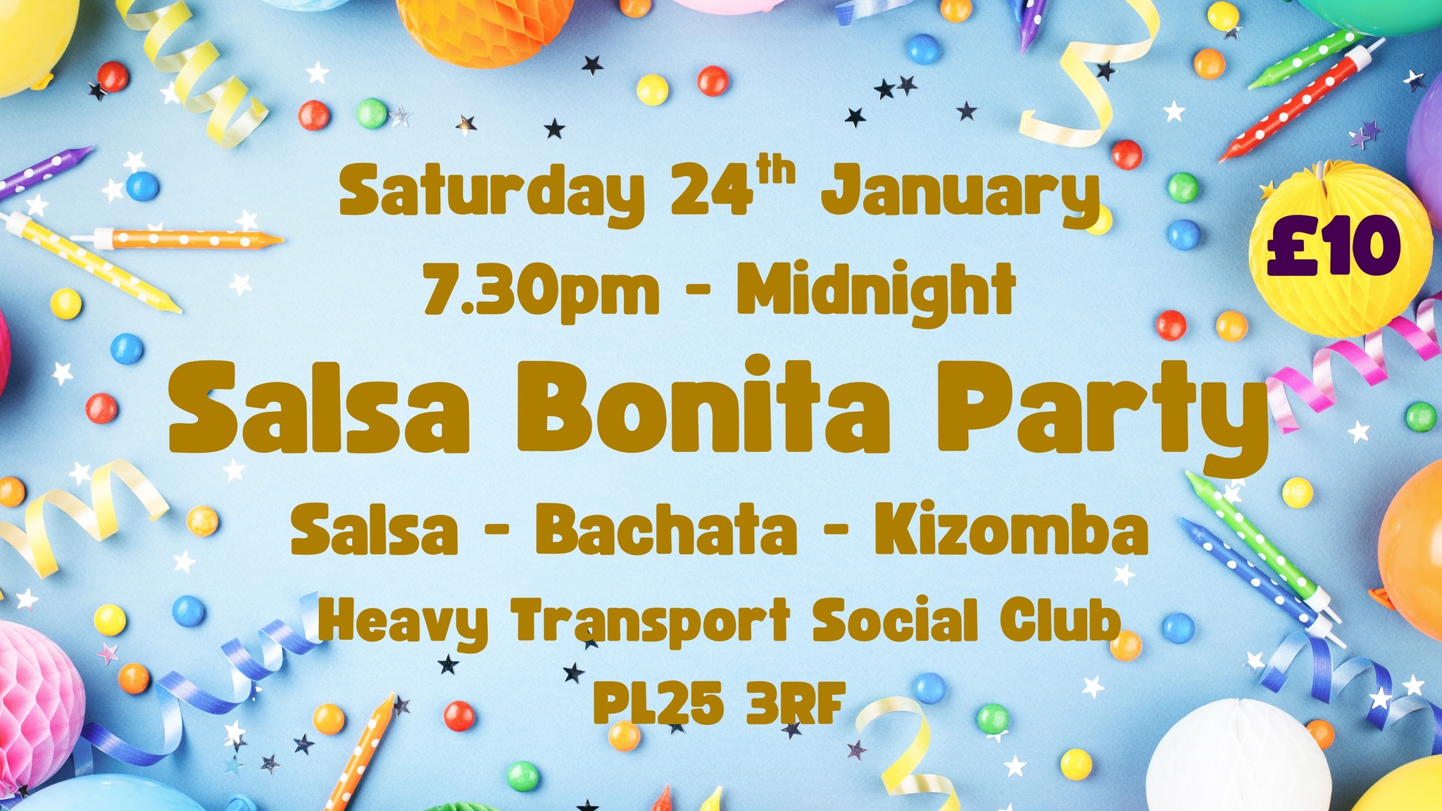 Salsa Bonita Party Night - Salsa-Bachata-Kizomba ππΊ