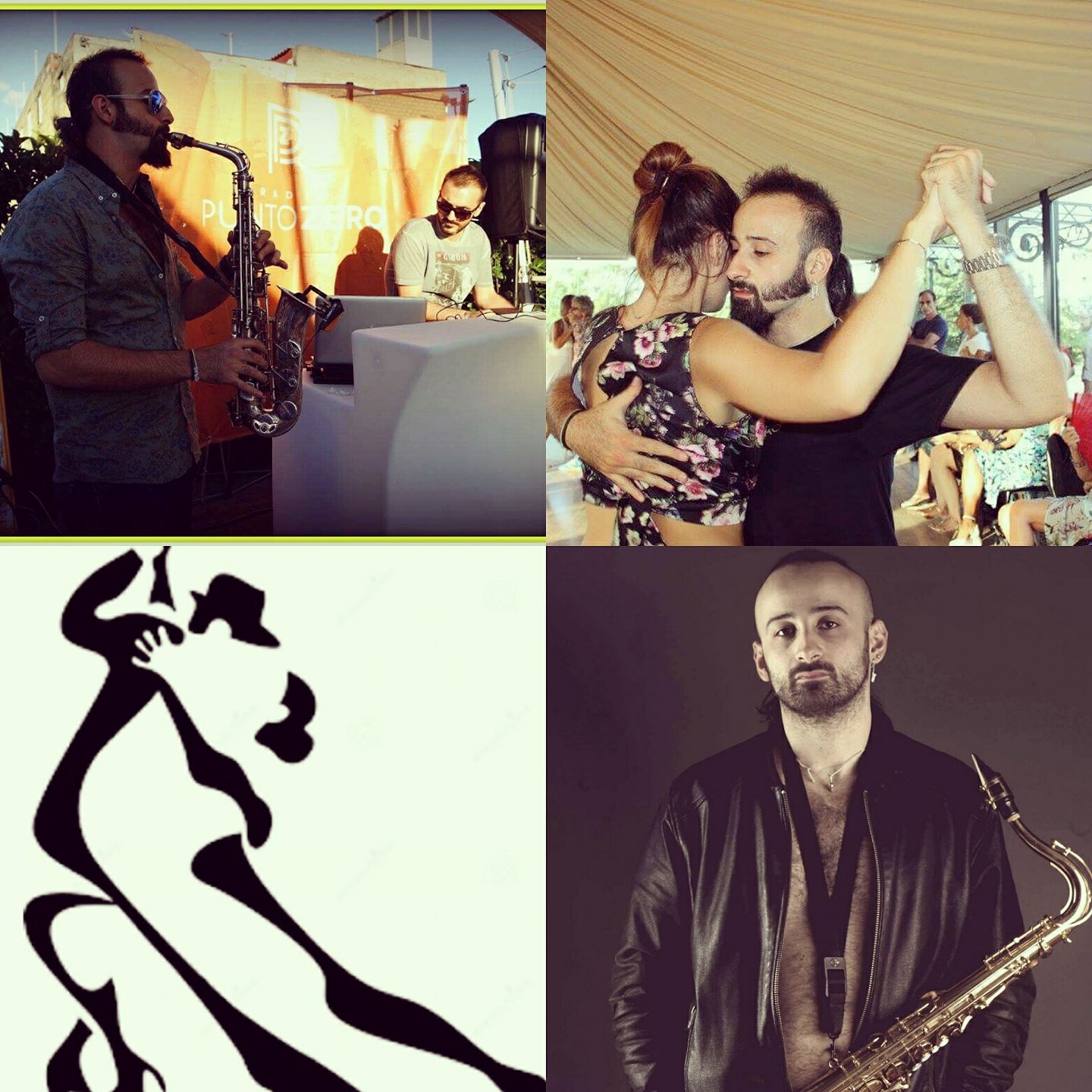 Animazione centro cittadino di Formia Tango & Live sax Dj set