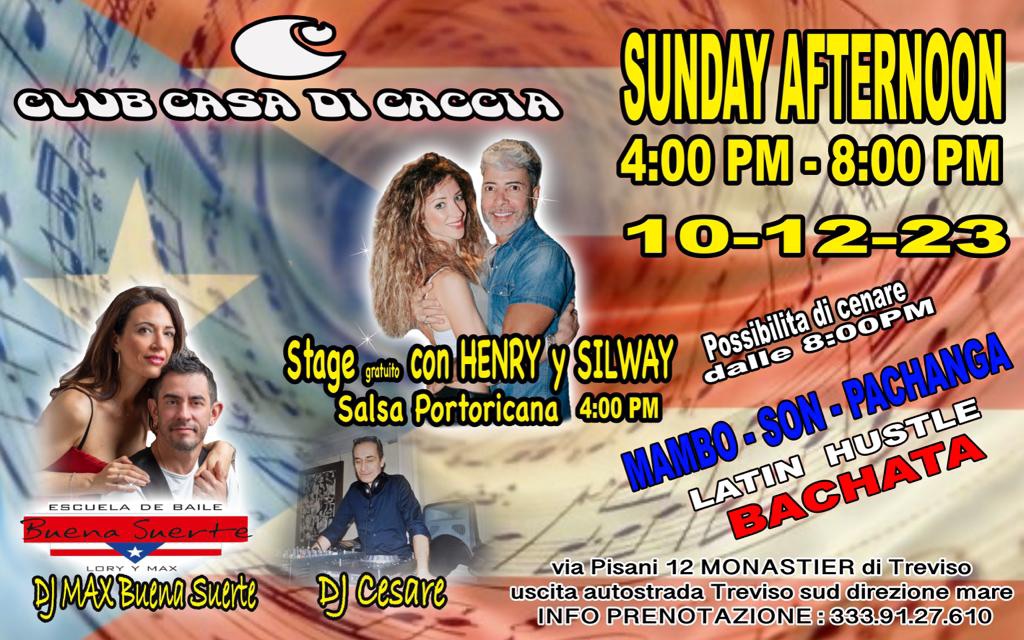 βBailando Puertoricoβ a Casa di Caccia