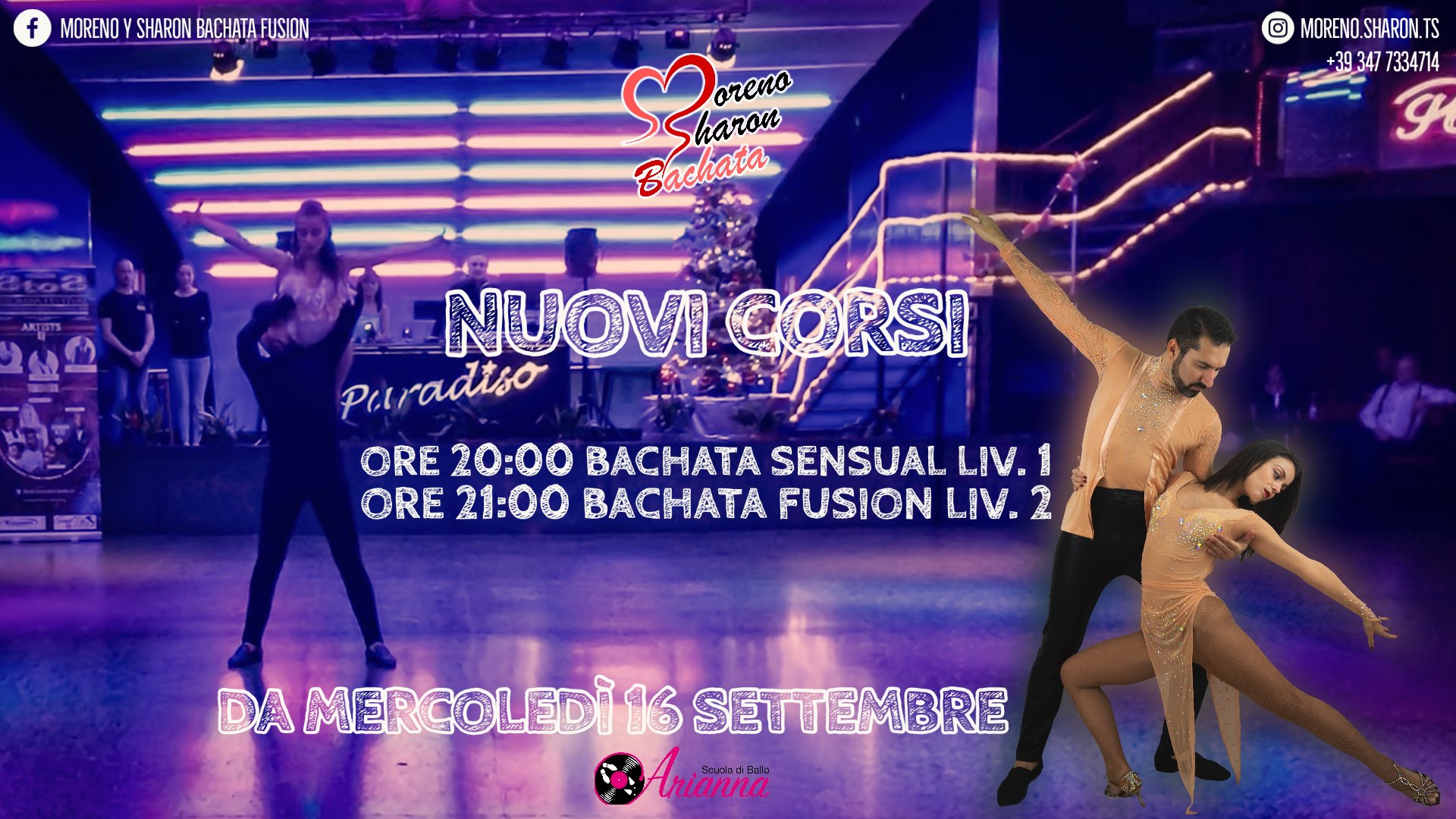 Corsi di Bachata Sensual e Fusion a Trieste