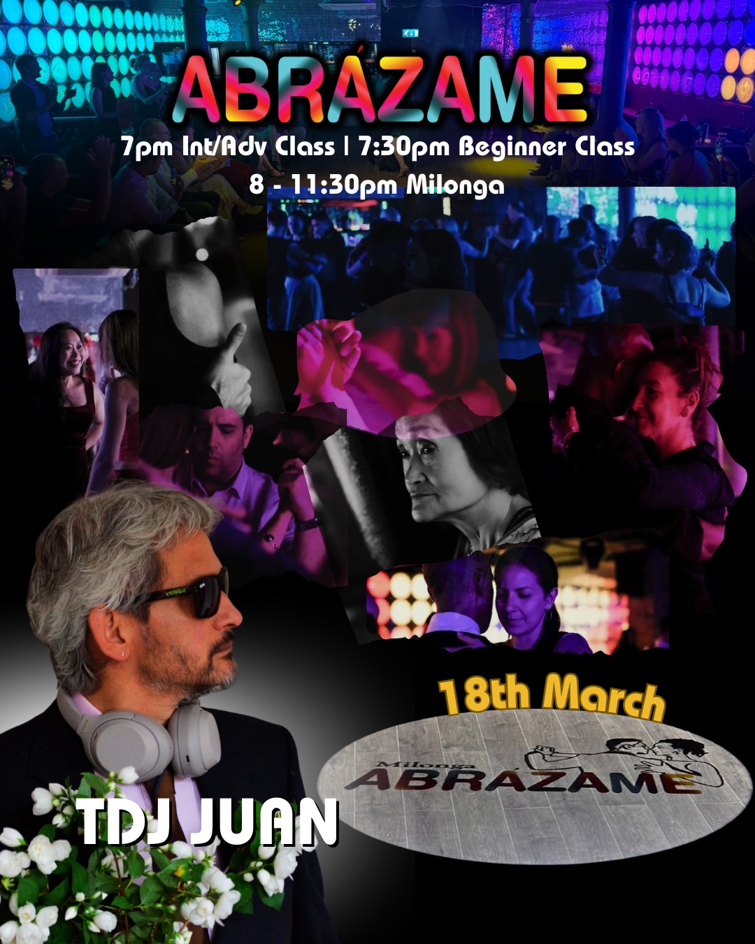 La Noche del Bulín de los Miércoles Tango Classes & Milonga at London Bridge TDJ Juan Herrera