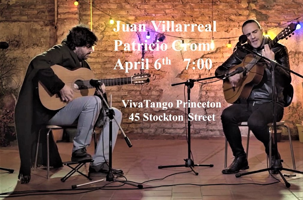 Milonga with Live Music by live music by Juan Villarreal and Patricio Crom at VivaTango Princeton