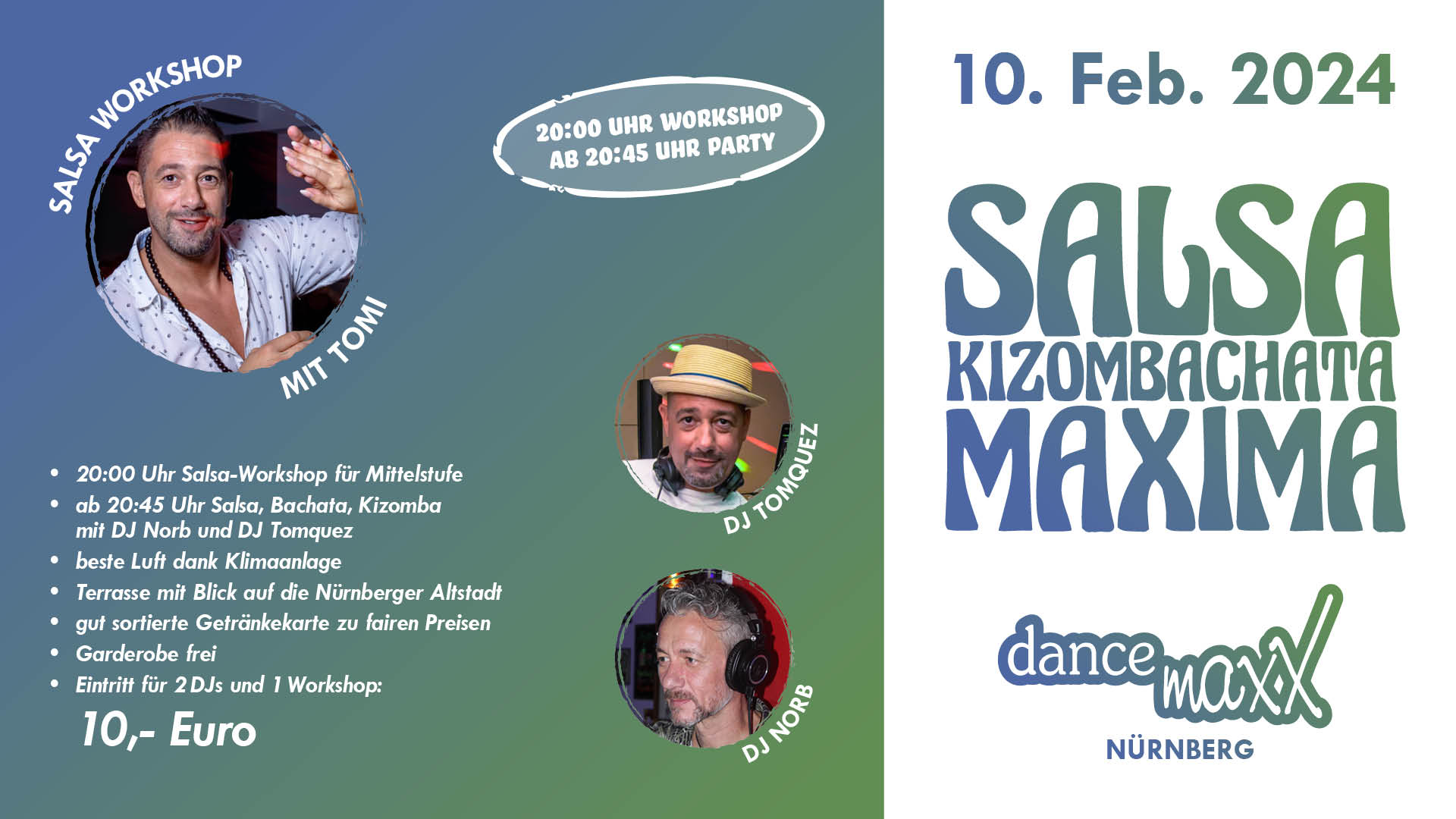 SALSA MAXIMA die Salsa-Bachata-Kizomba-Party für das maxXimale Tanzvergnügen