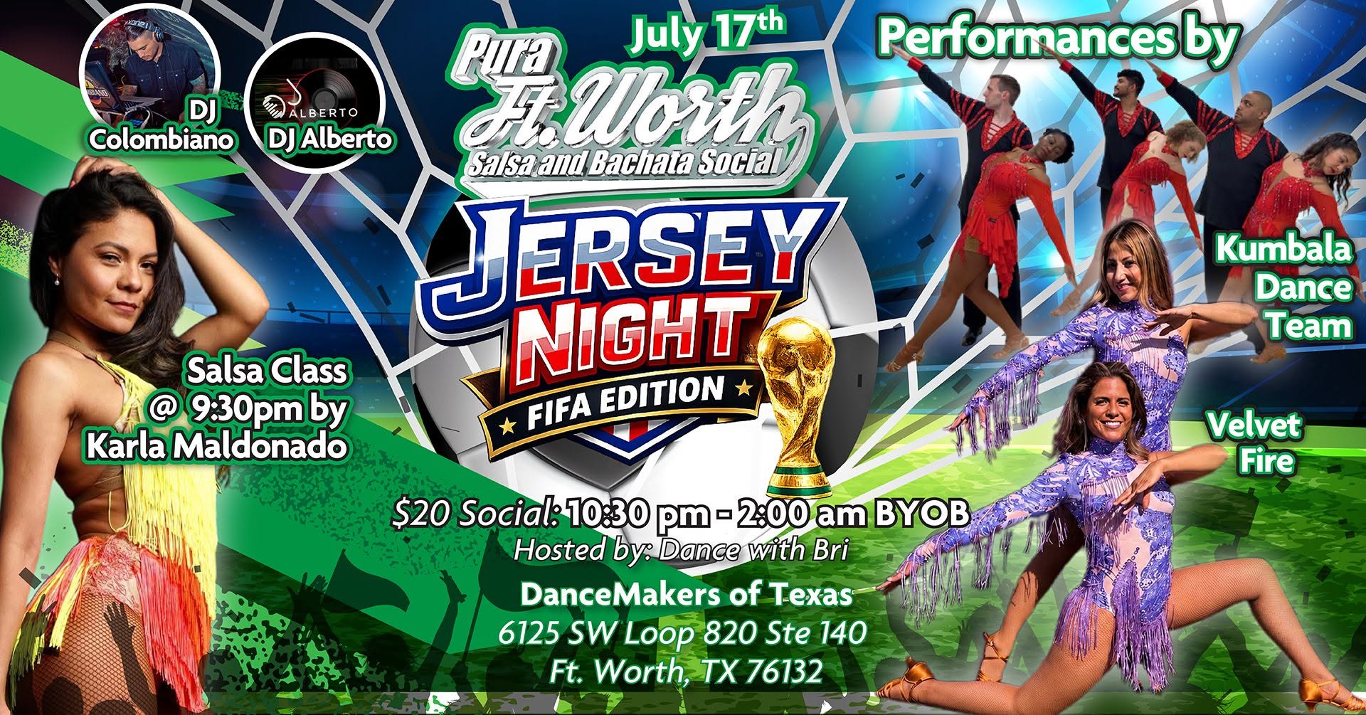 Pura Ft. Worth Salsa & Bachata Social-July 17th