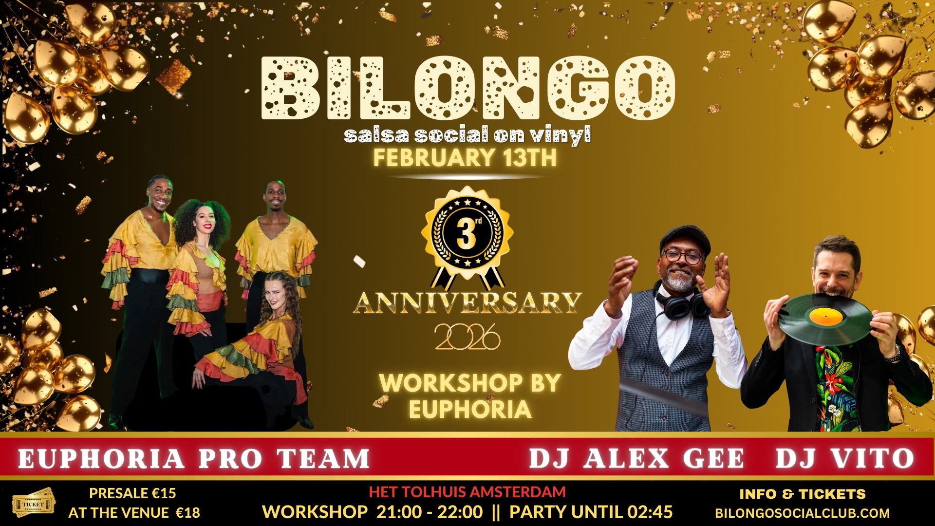BILONGO SOCIAL ON VINYL - 3RD ANNIVERSARY