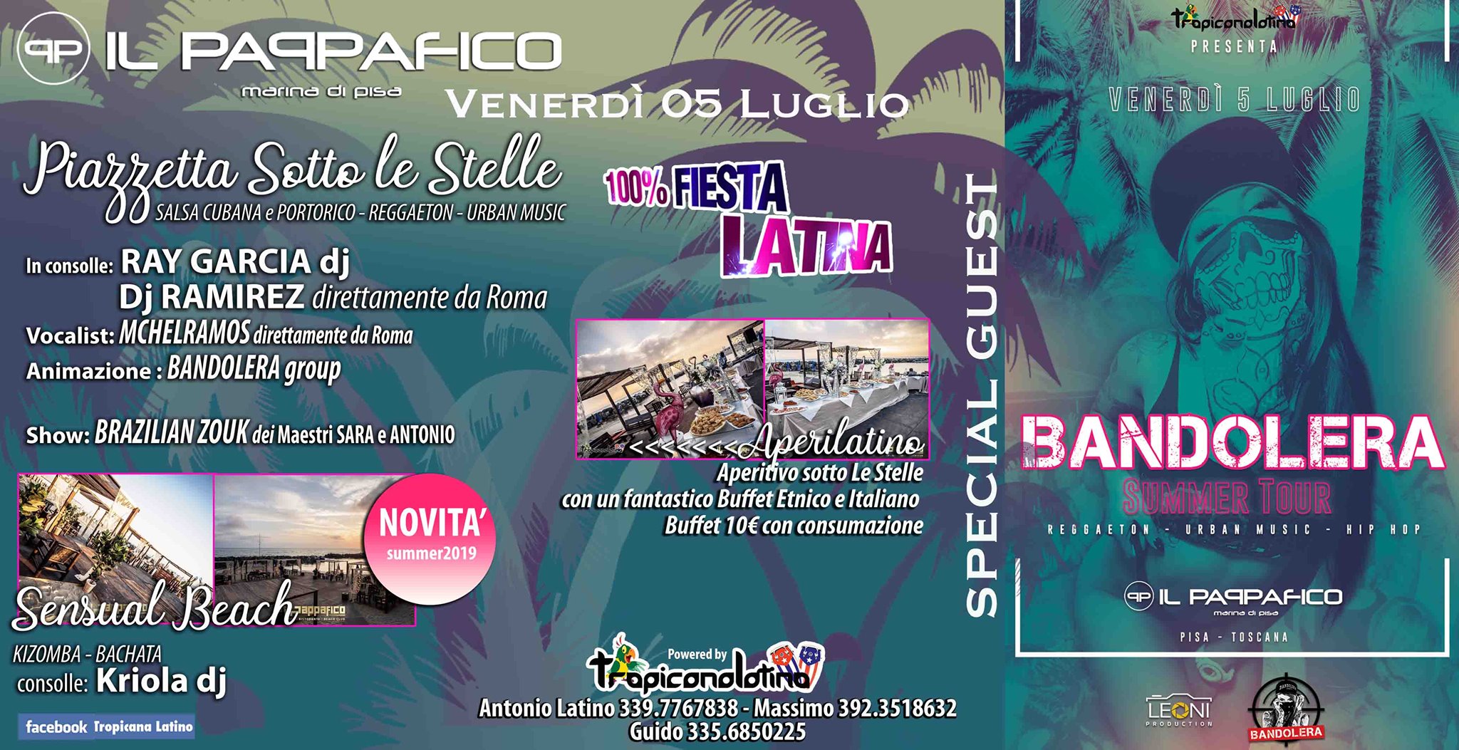 100% FestaLatina il Venerdì Special Guest Bandolera