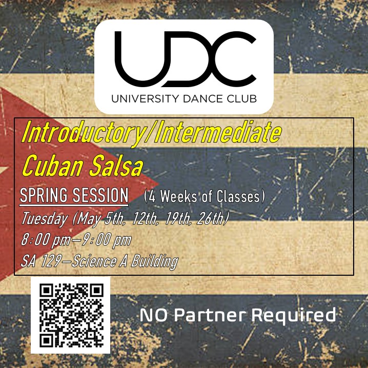 UDC Dance Classes: INTRO INTER CUBAN SALSA - SPRING SESSION