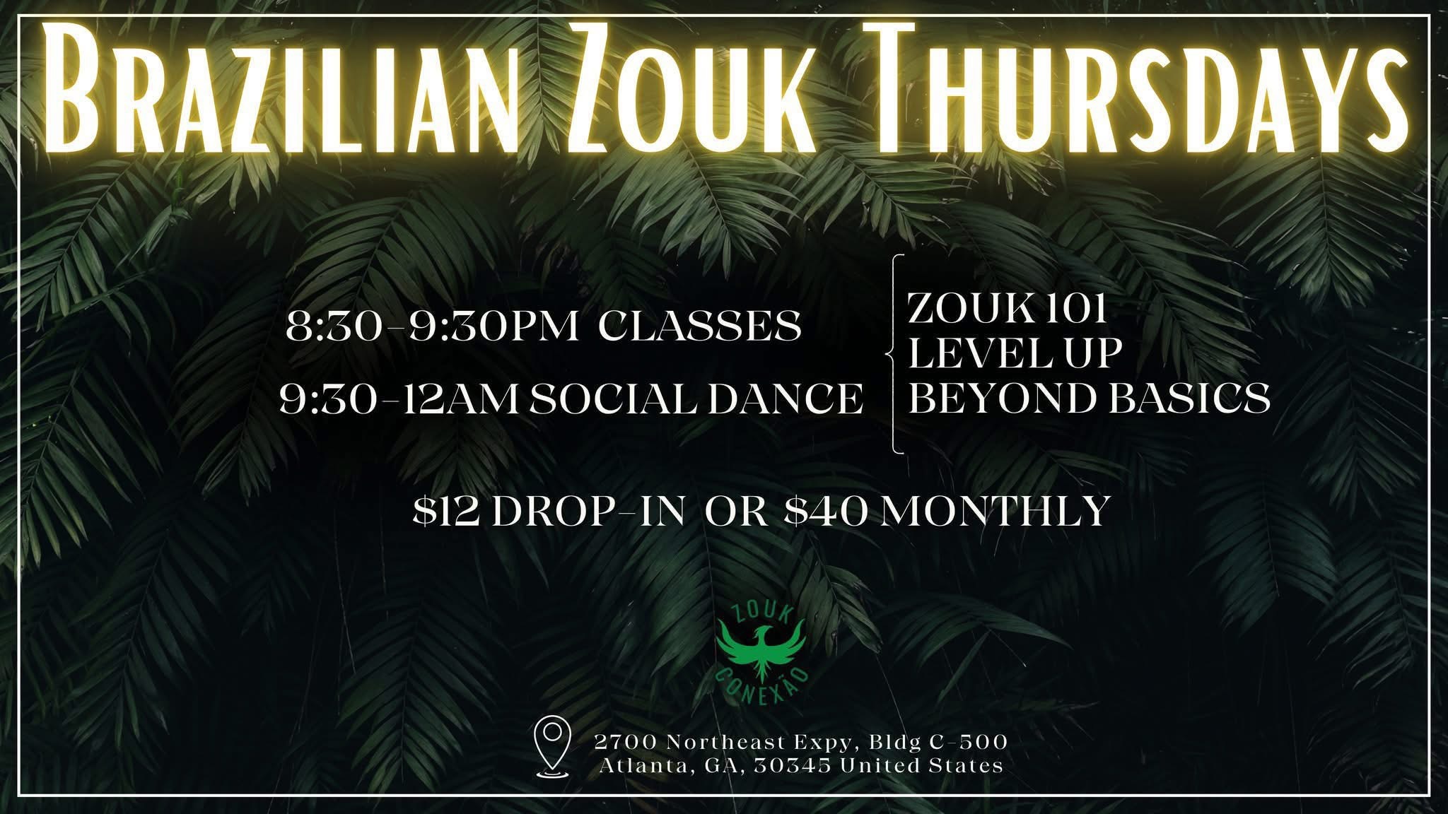Brazilian Zouk Thursdays @ Elements