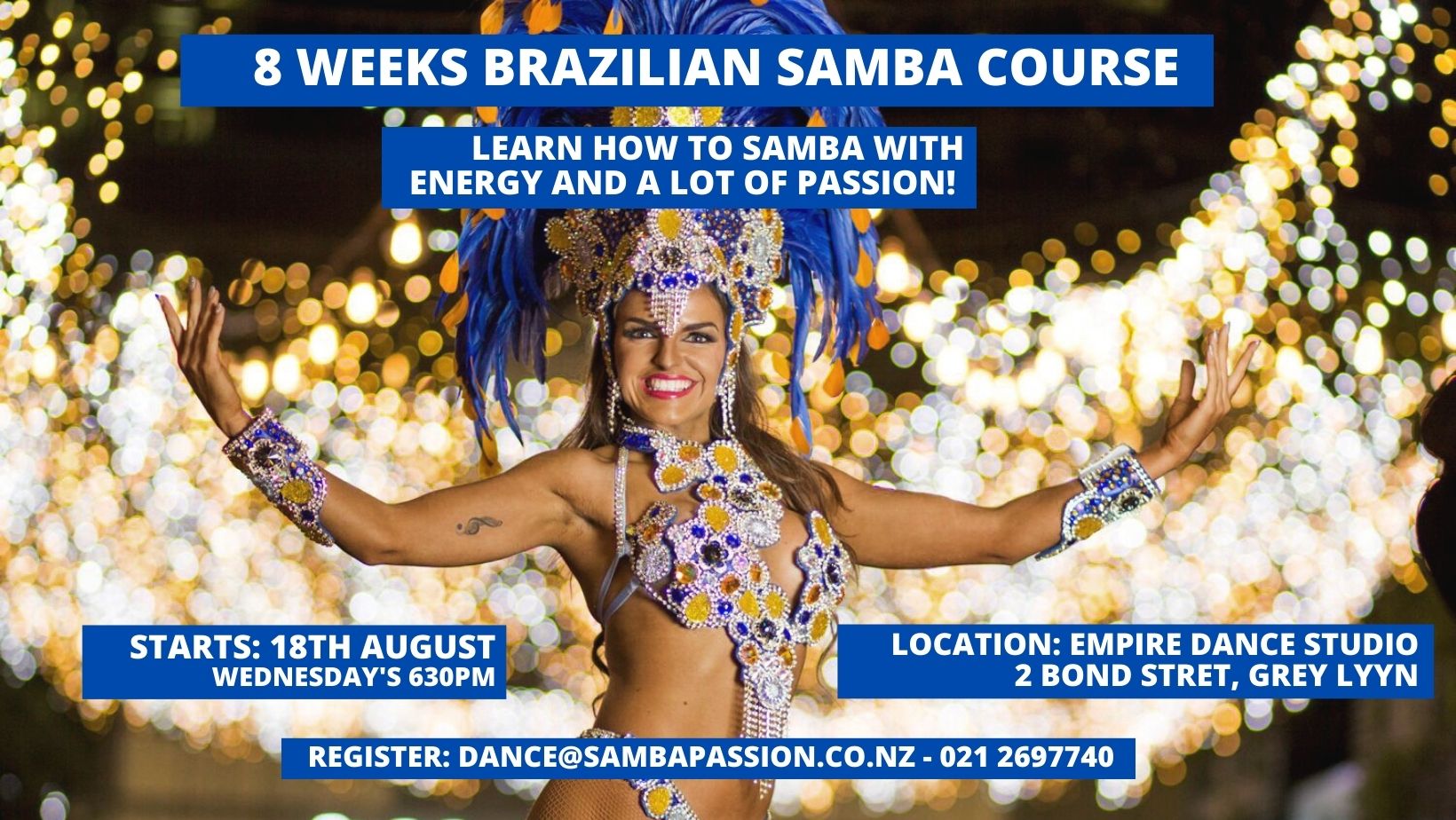 8 weeks Brazilian Samba Course