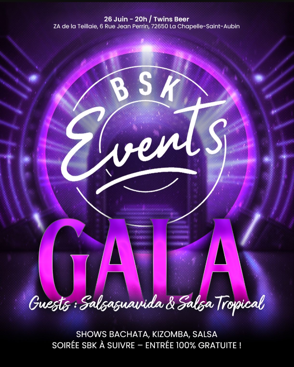 ✨Gala Fin d'année Bsk Event's 🔥 Salsasuavida 🔥 Salsa tropical