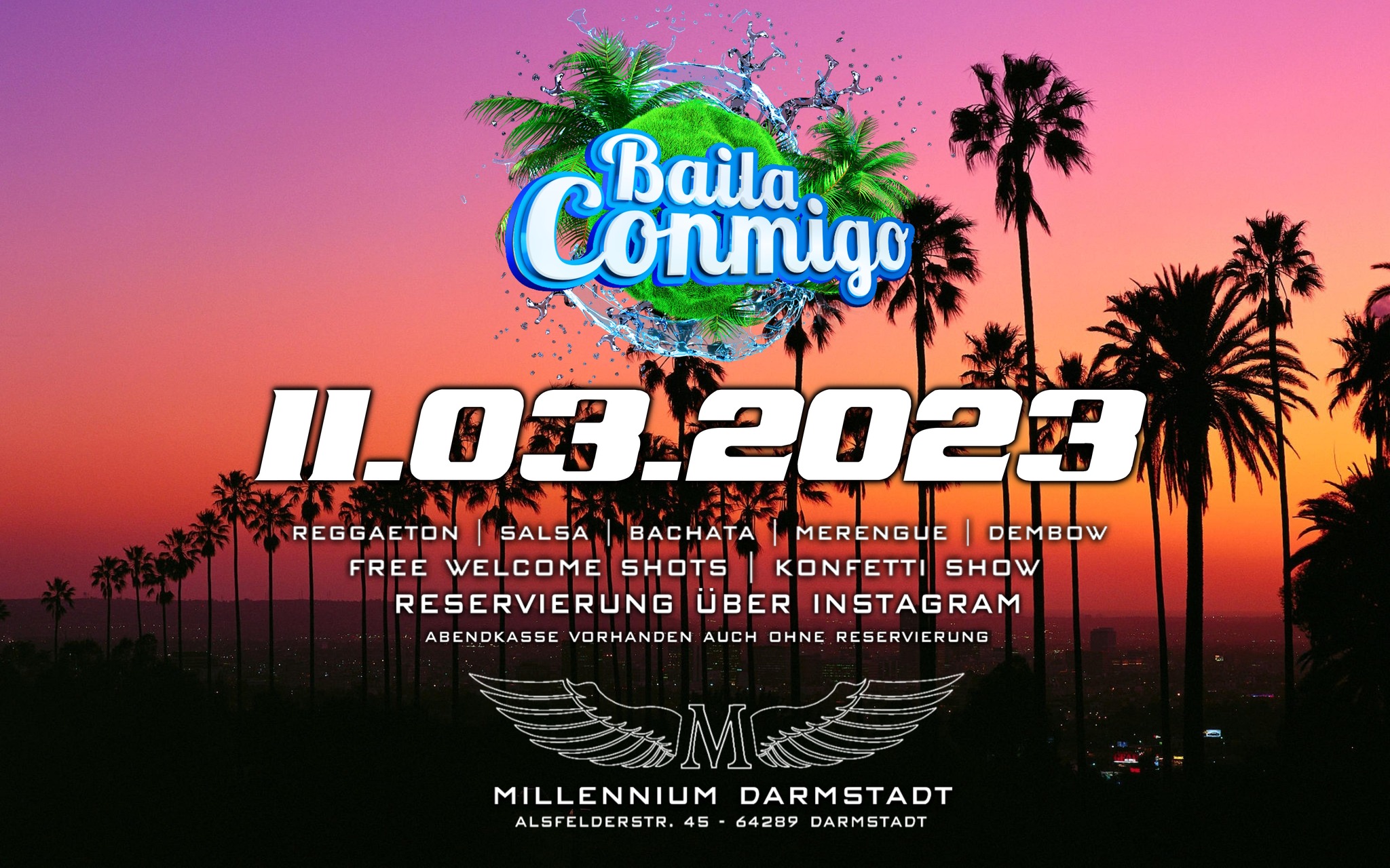 Baila Conmigo x 11.03. x Millennium Darmstadt