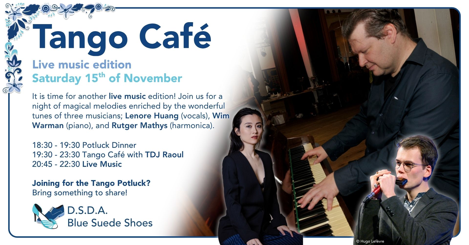 Tango Cafรฉ November 2025 Live Music Edition