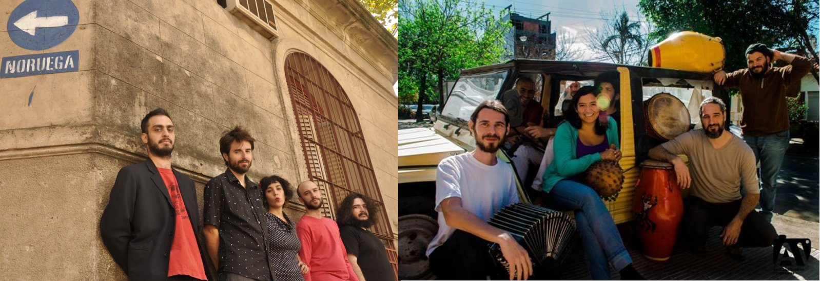 Pasaje Noruega + La Conversa. Tango y candombe bajo las estrellas.