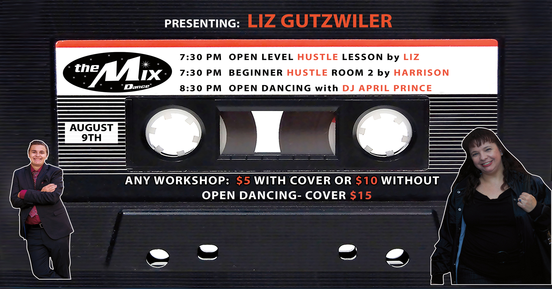 HUSTLE LESSONS AT THE MIX DANCE AND LOCATION CHANGE - CENTRE at NORTH PARK in FRANKLIN PARK!