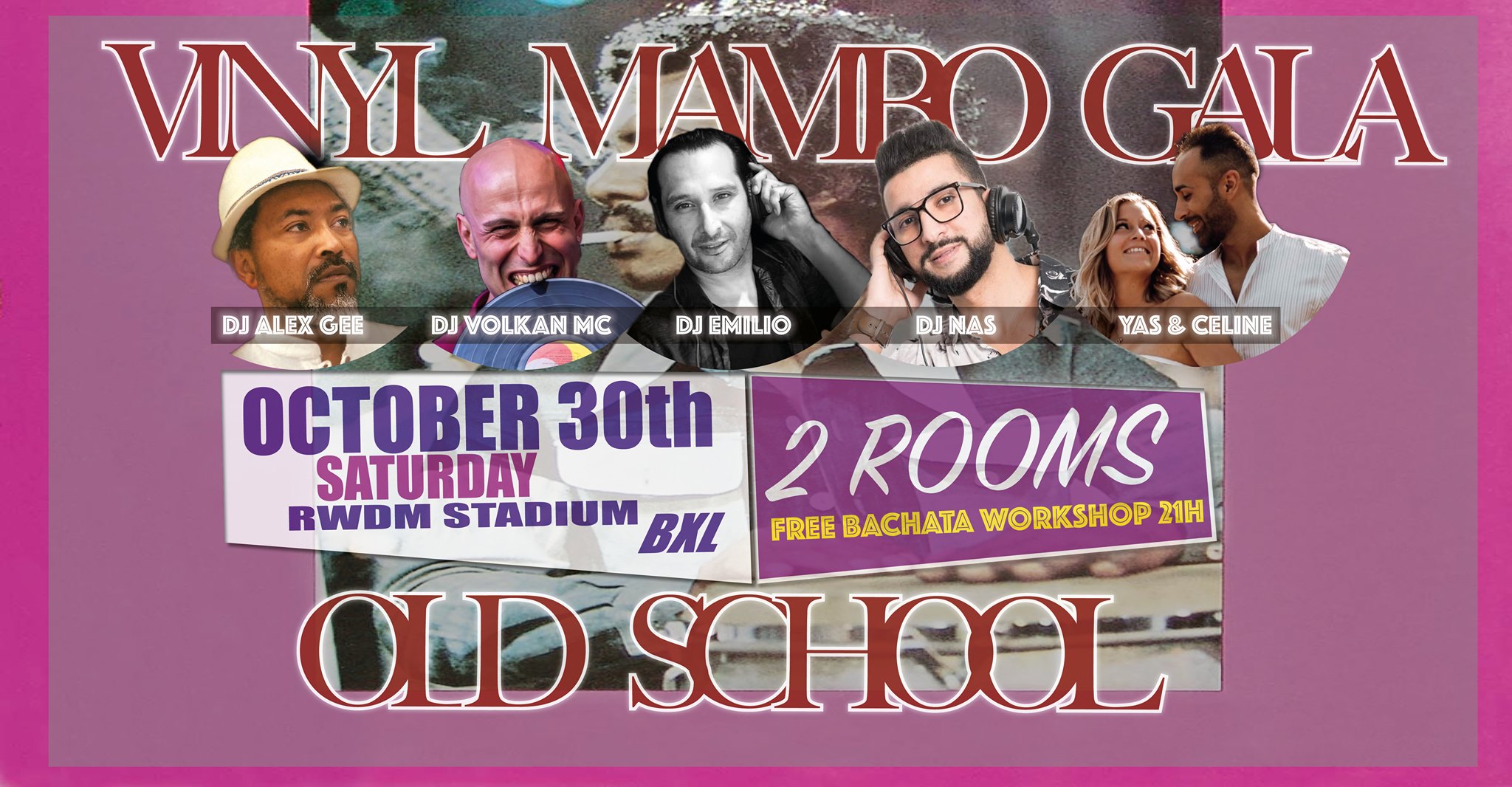 Vinyl Mambo GALA 2 ROOMS Old School In Memory of Roberto Roena