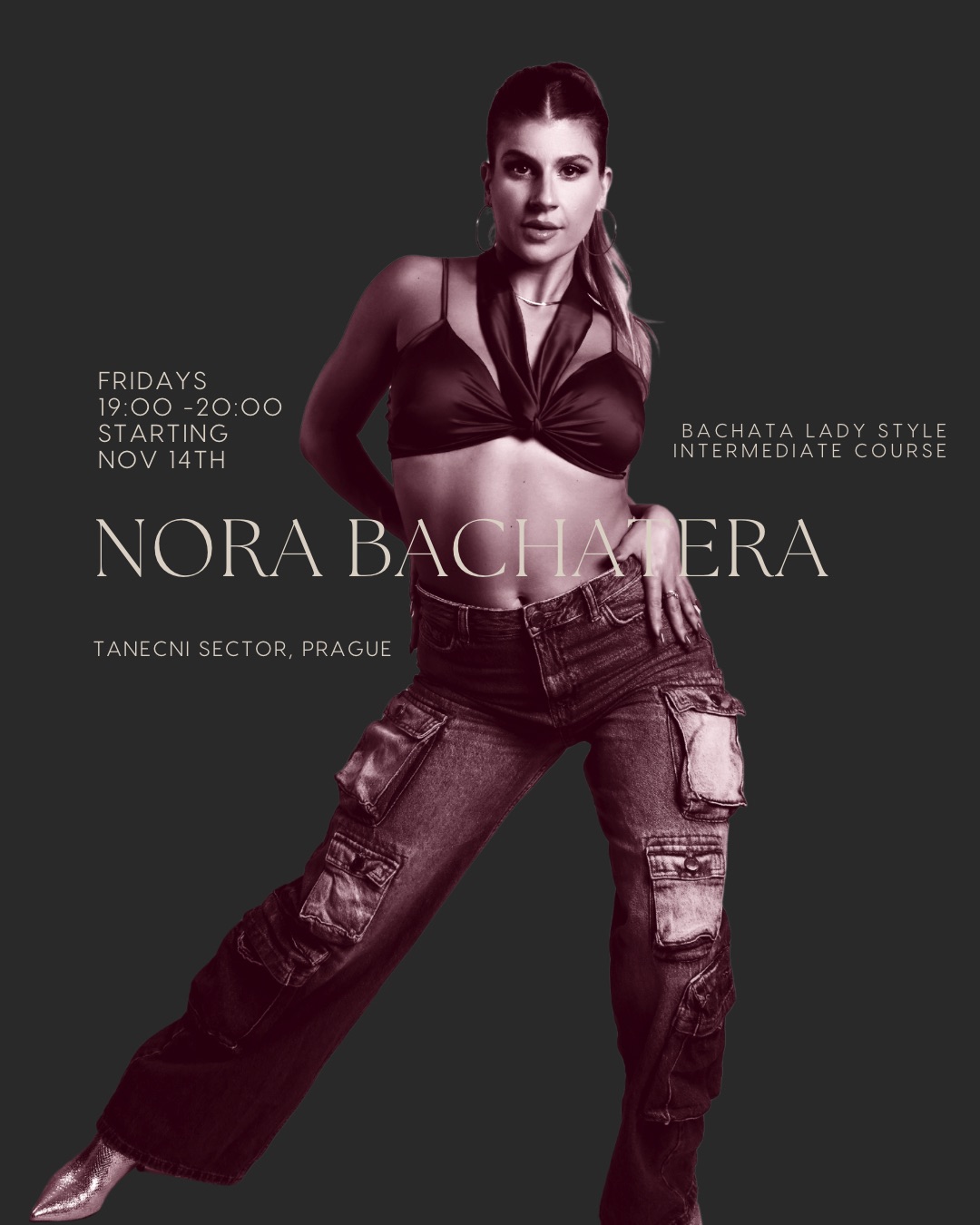 FRIDAY EASY CHOREO & TECHNIC 🌹 Bachata Lady Styling Prague