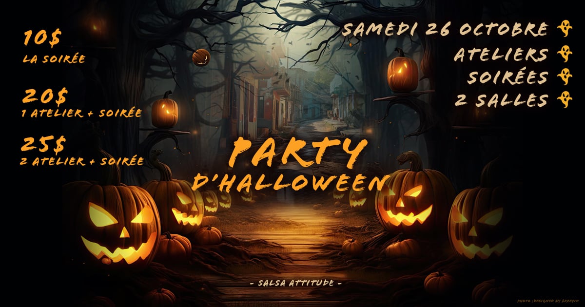 PARTY D'HALLOWEEN DE SALSA ATTITUDE