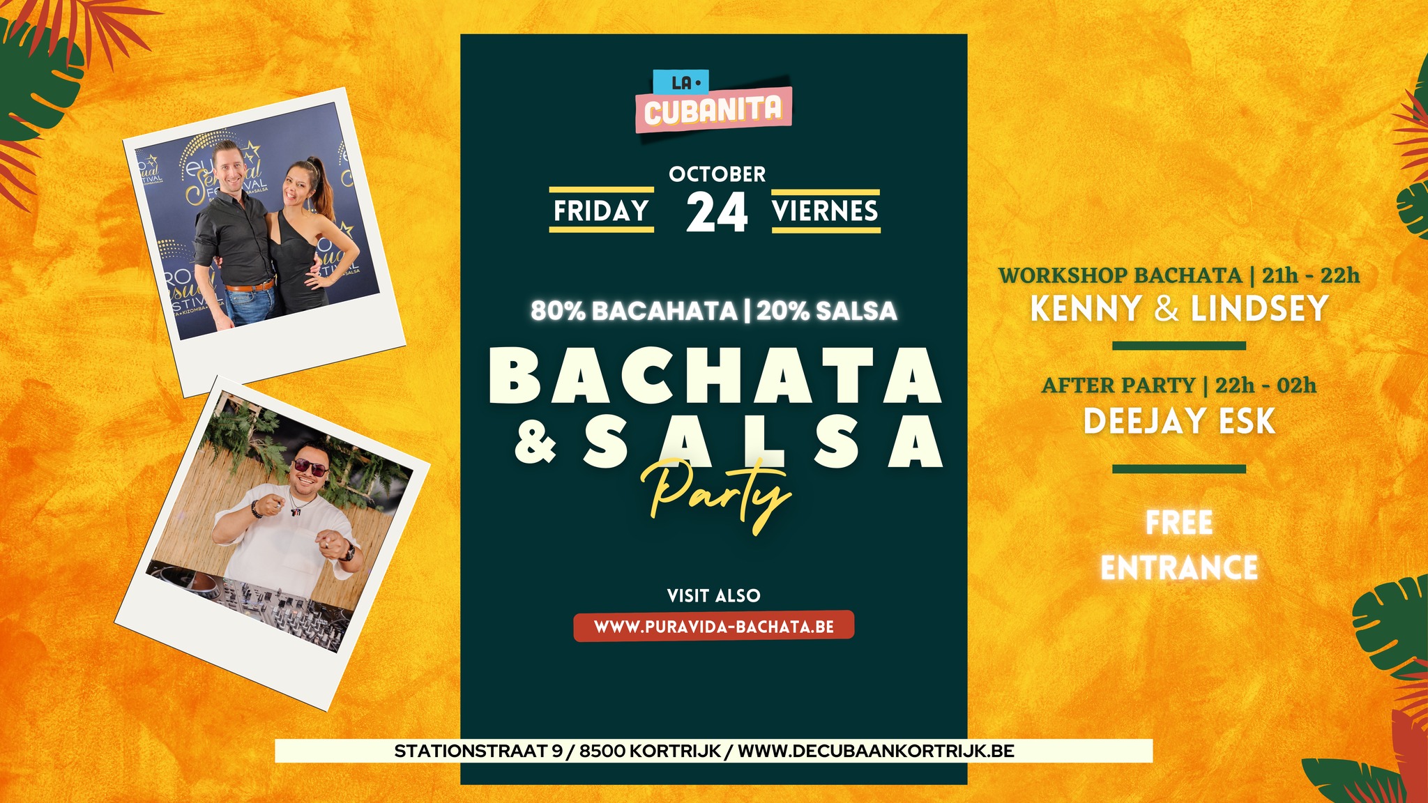 BACAHATA & SALSA PARTY (by Pura Vida Bachata)
