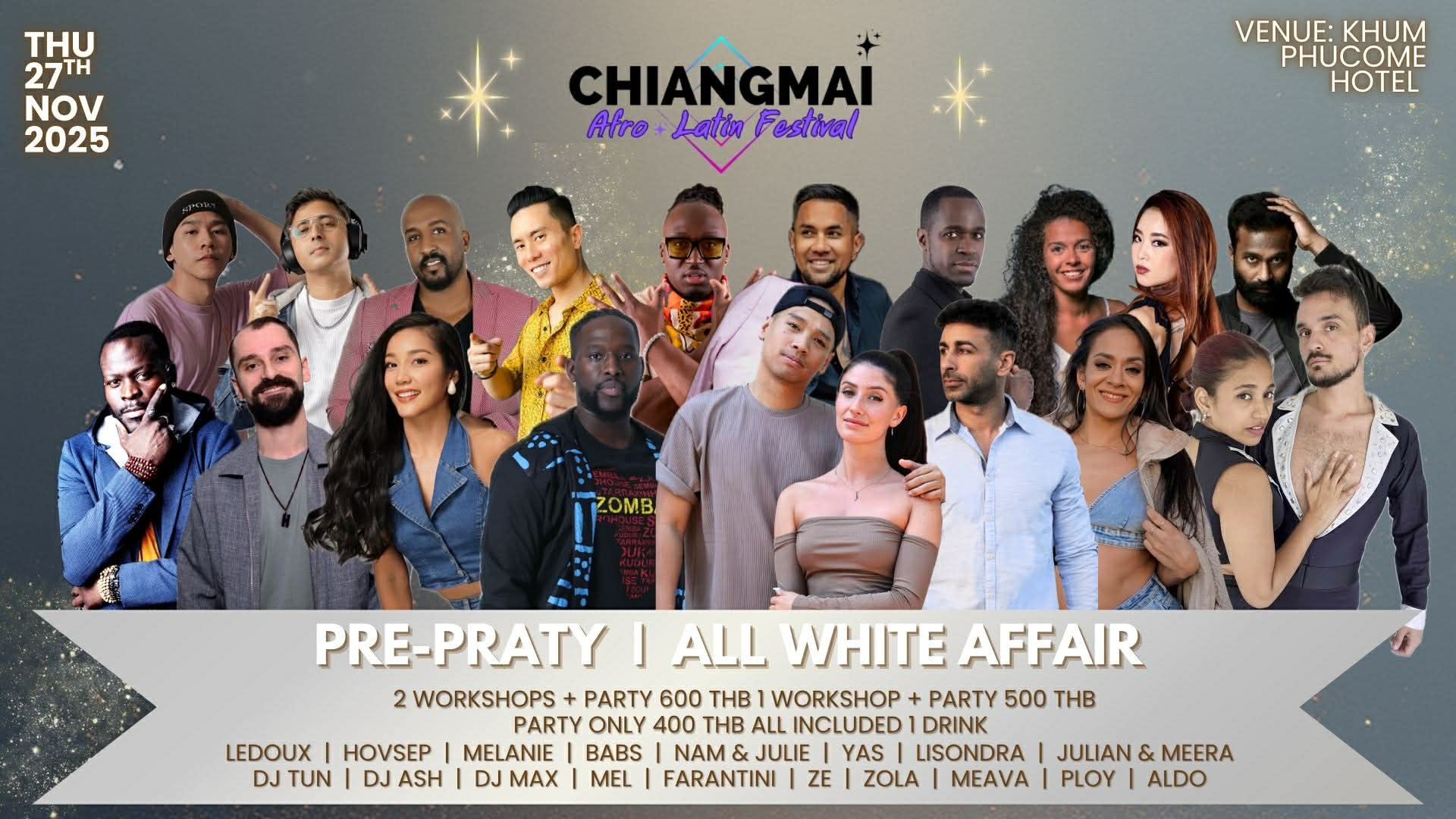 PRE-PARTY:Chiangmai Afro-Latin Festival 2025