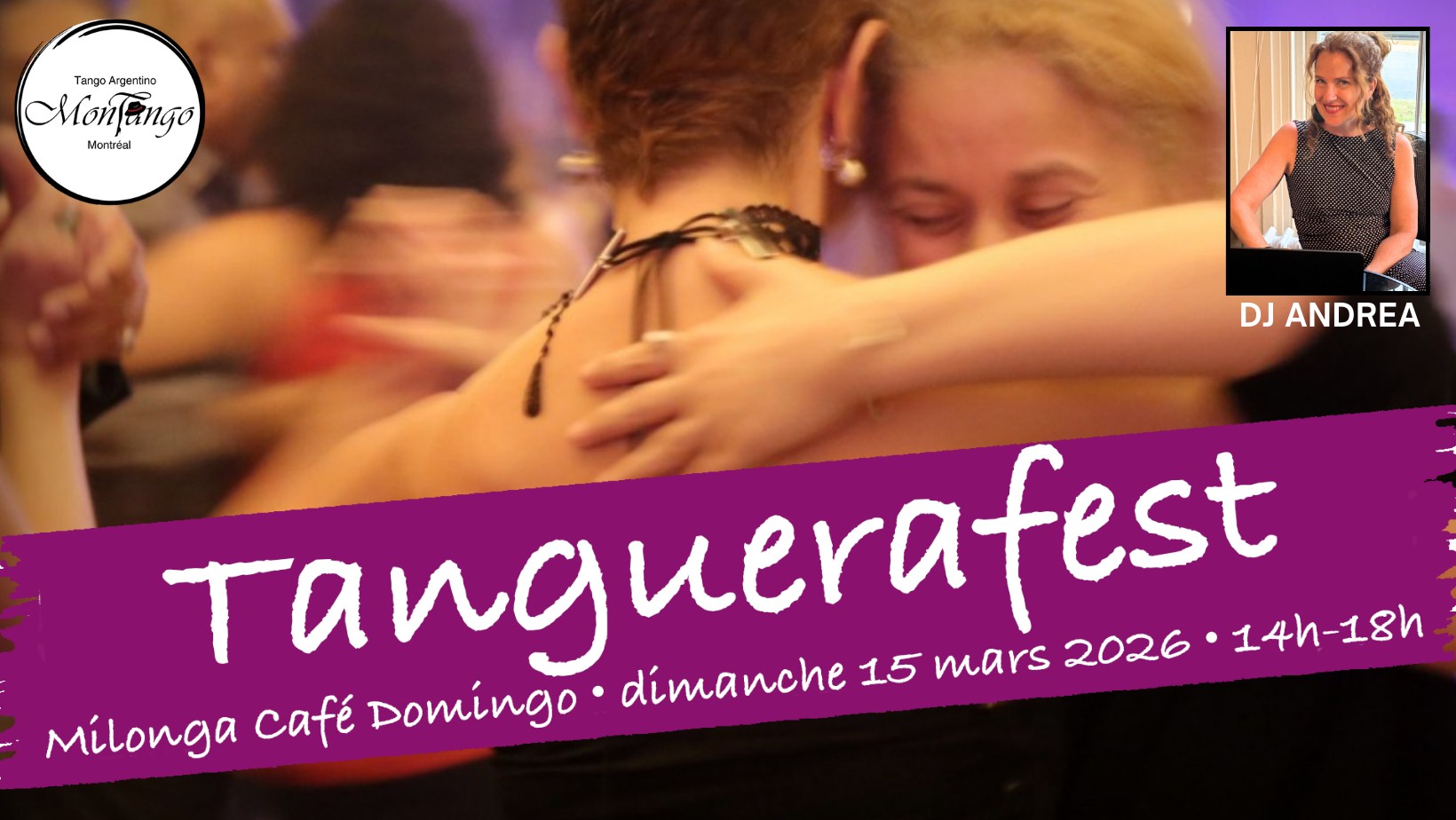 Tanguerafest: La Milonga Café Domingo avec DJ Andrea + atelier