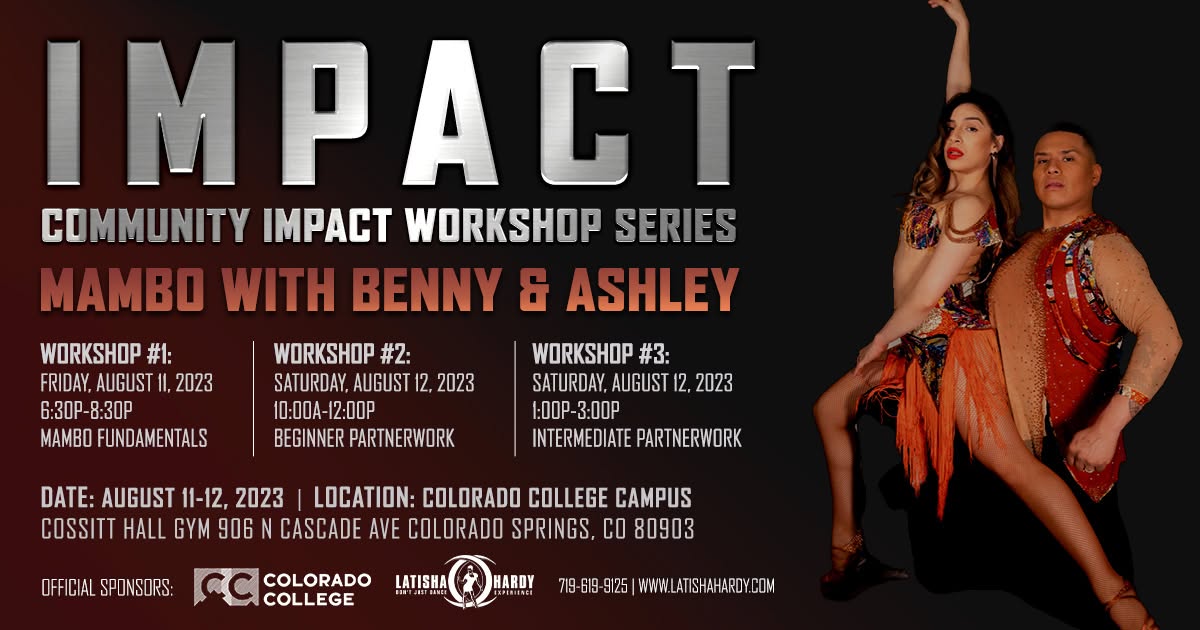 IMPACT Community Dance Workshops Salsa On2 w Benny & Ashley