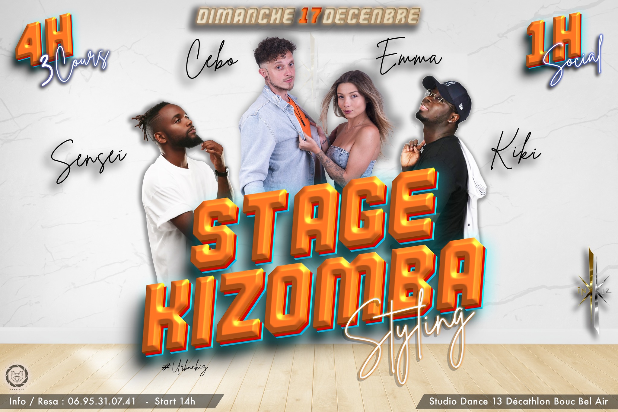 Stage Kizomba Sensei & Kiki Cebo & Emma - thème Styling