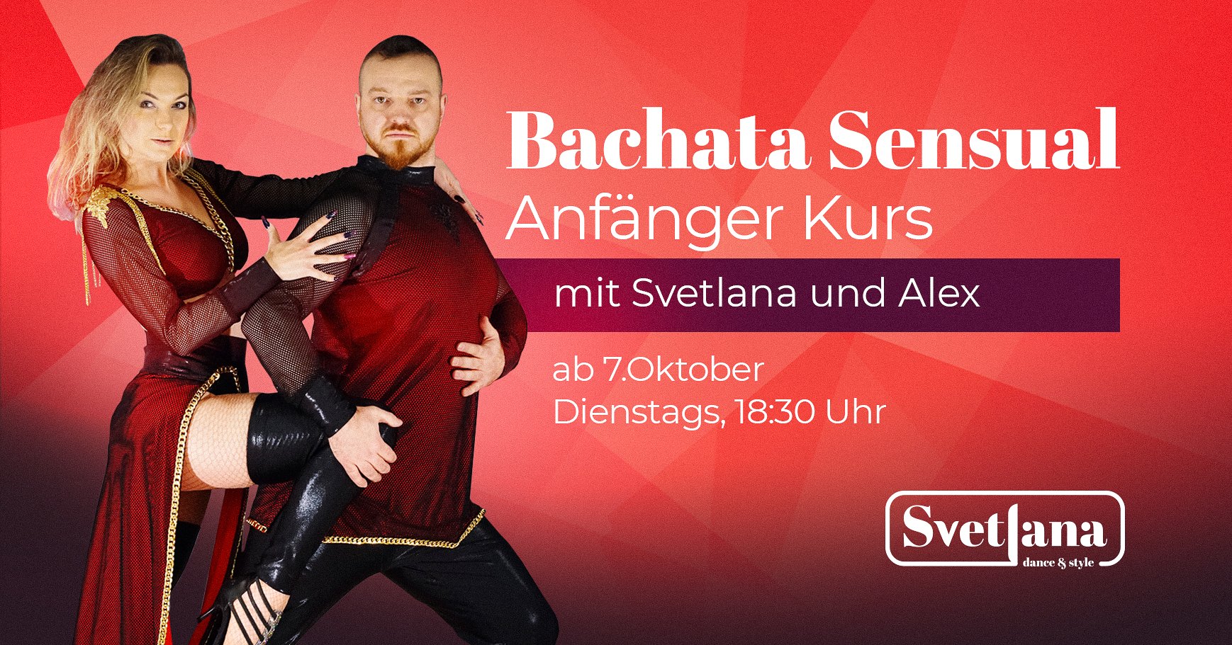 Bachata Sensual Kurs für Anfänger mit Svetlana & Alex