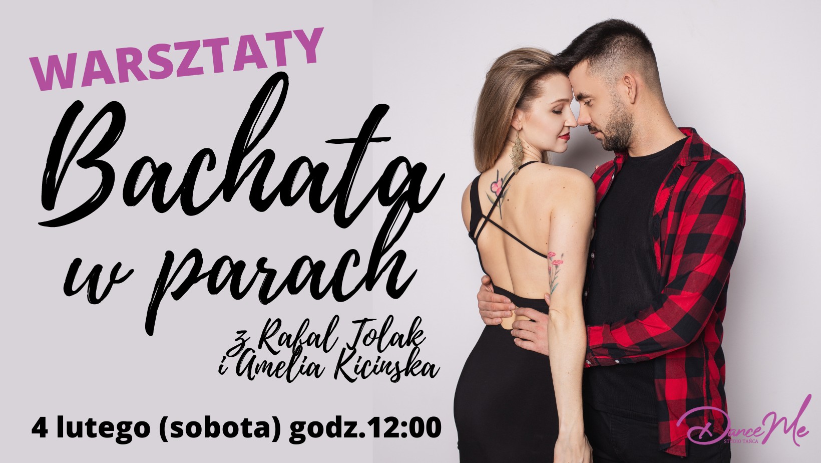 Warsztaty #Bachata z Rafałem i Amelią w DanceMe