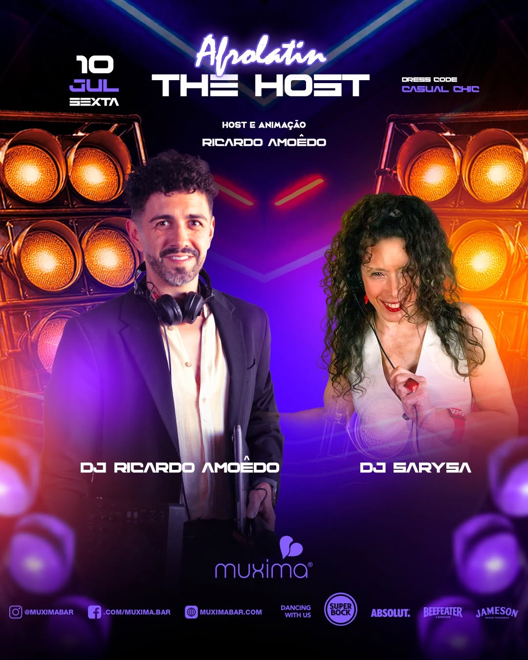 SEXTA · 10 JULHO ► 🔥 THE HOST • AFROLATIN NIGHT 🔥