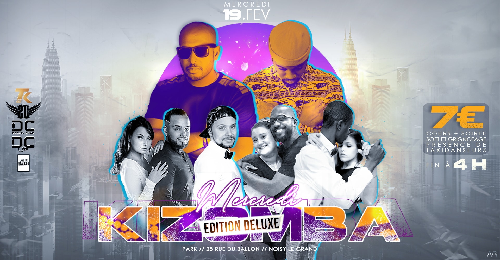 Mercredi 19 février Kizomba Semba Urban Diablo & Ichigo