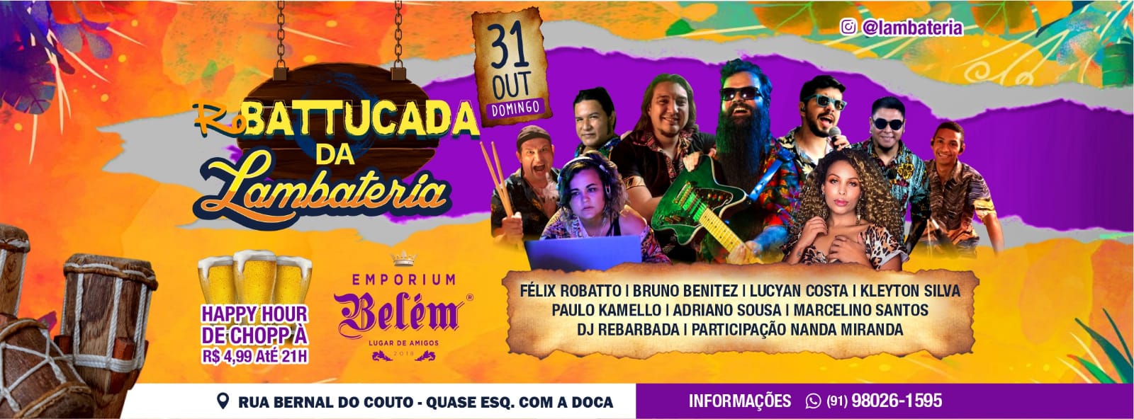 RoBATTUCADA#2 com part. Nanda Miranda