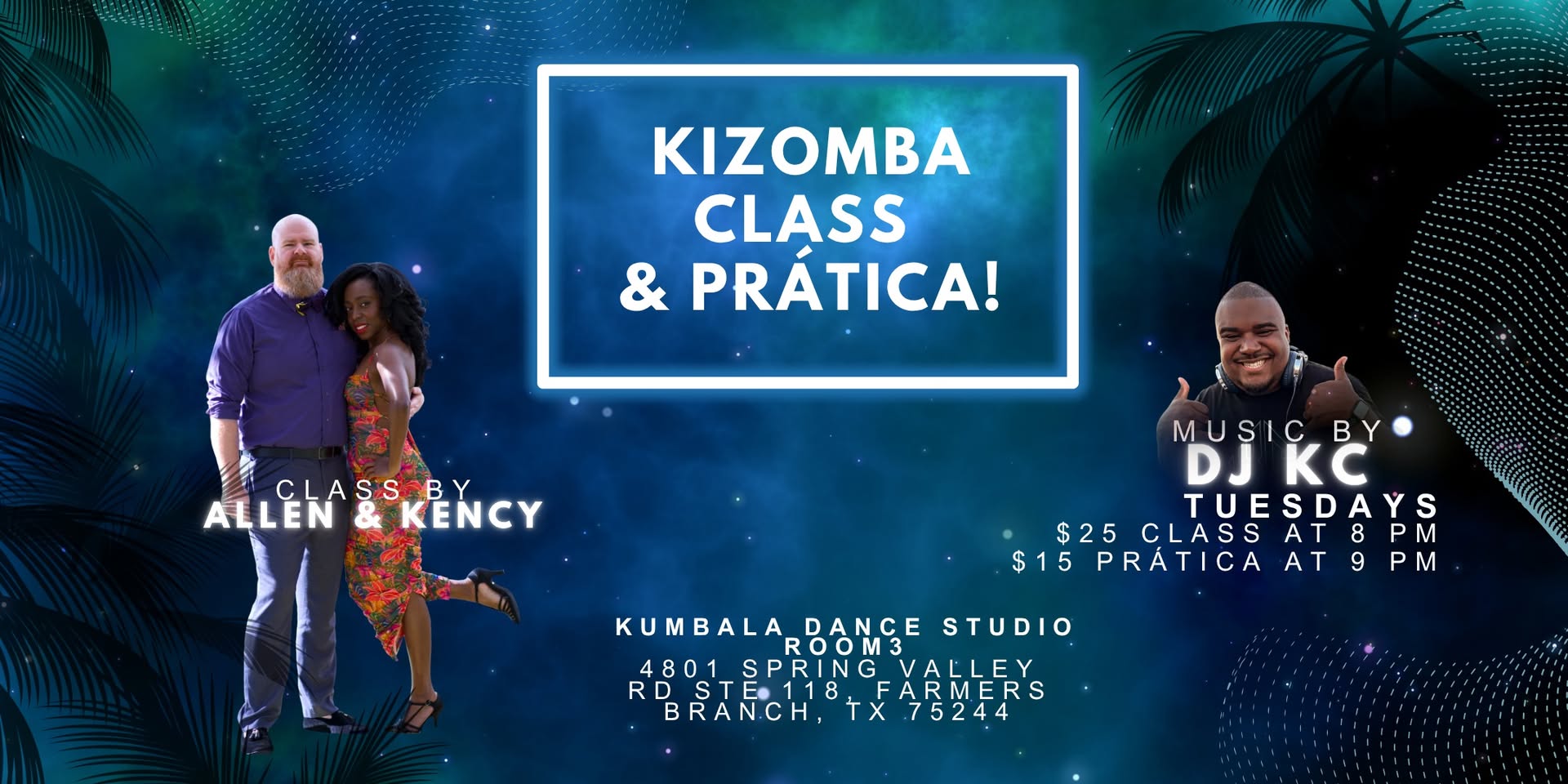 Kizomba class and prática! Fall Series!