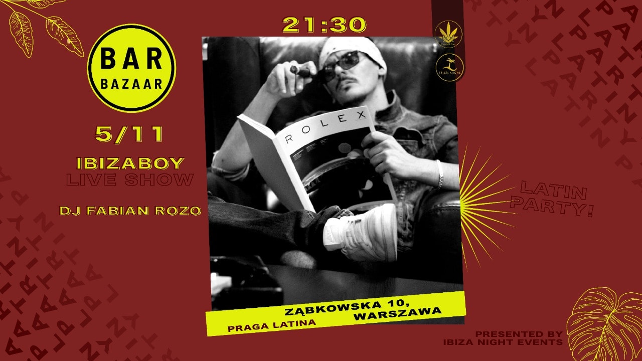 PRAGA LATINA - SHOW IBIZABOY AND DJ FABIAN LATIN PARTY