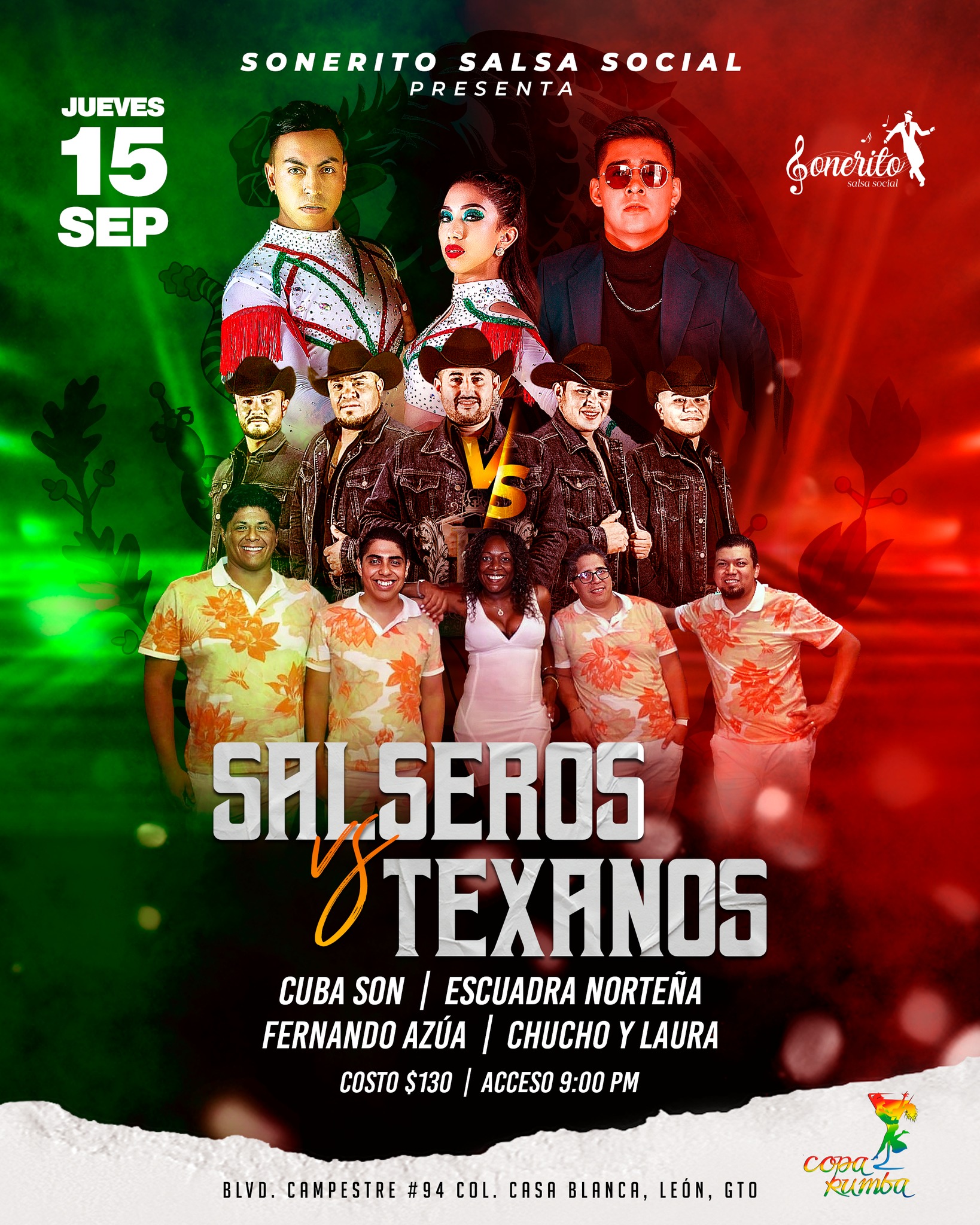 Salseros vs Texanos
