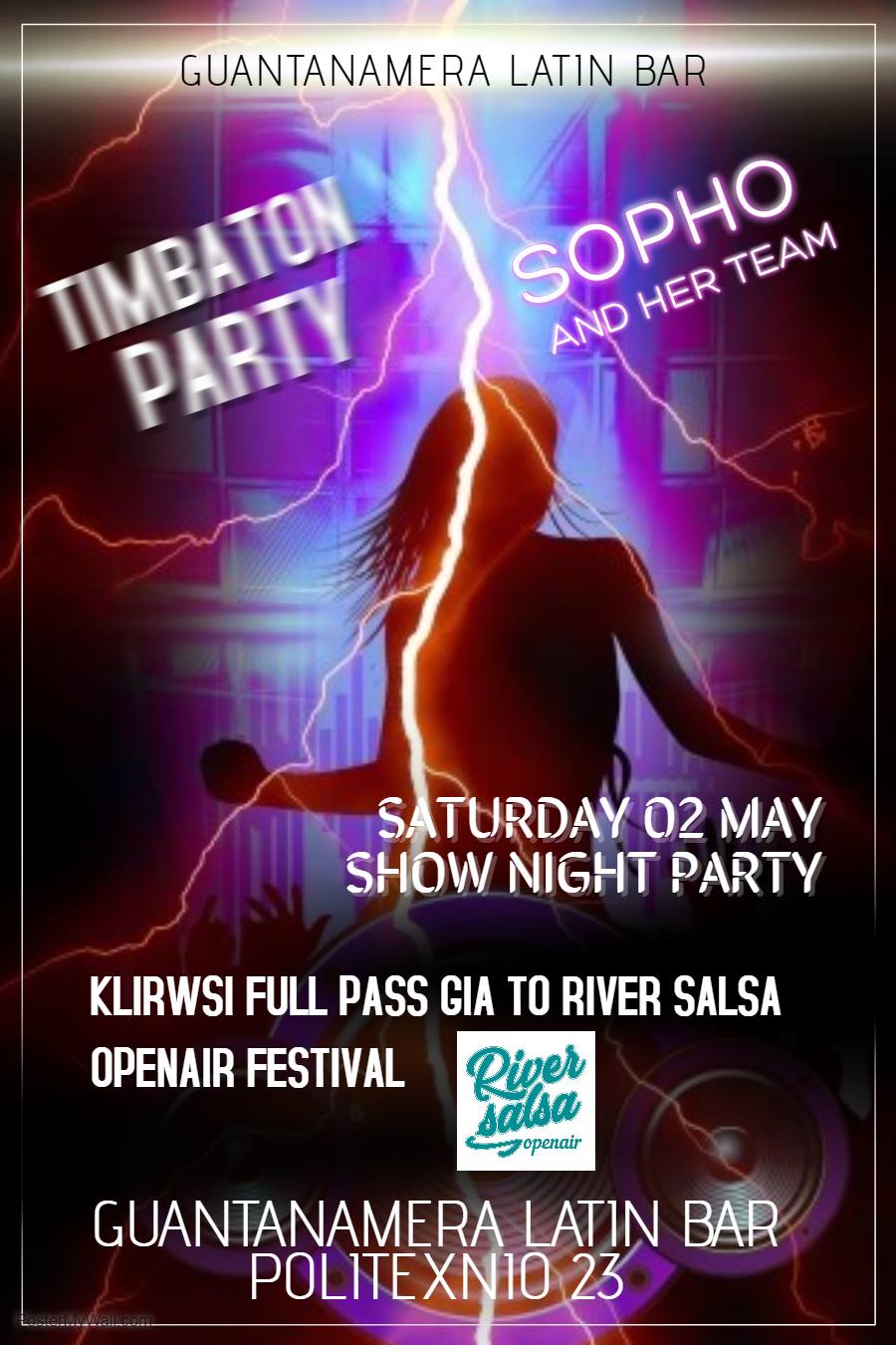 Timbaton Saturday Party - Guantanamera Latin bar