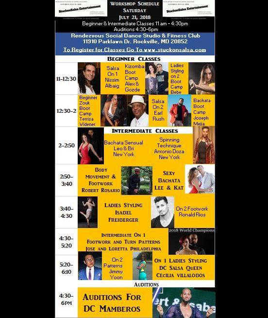 StuckOnSalsa 15 Year Anniversary Workshop Series