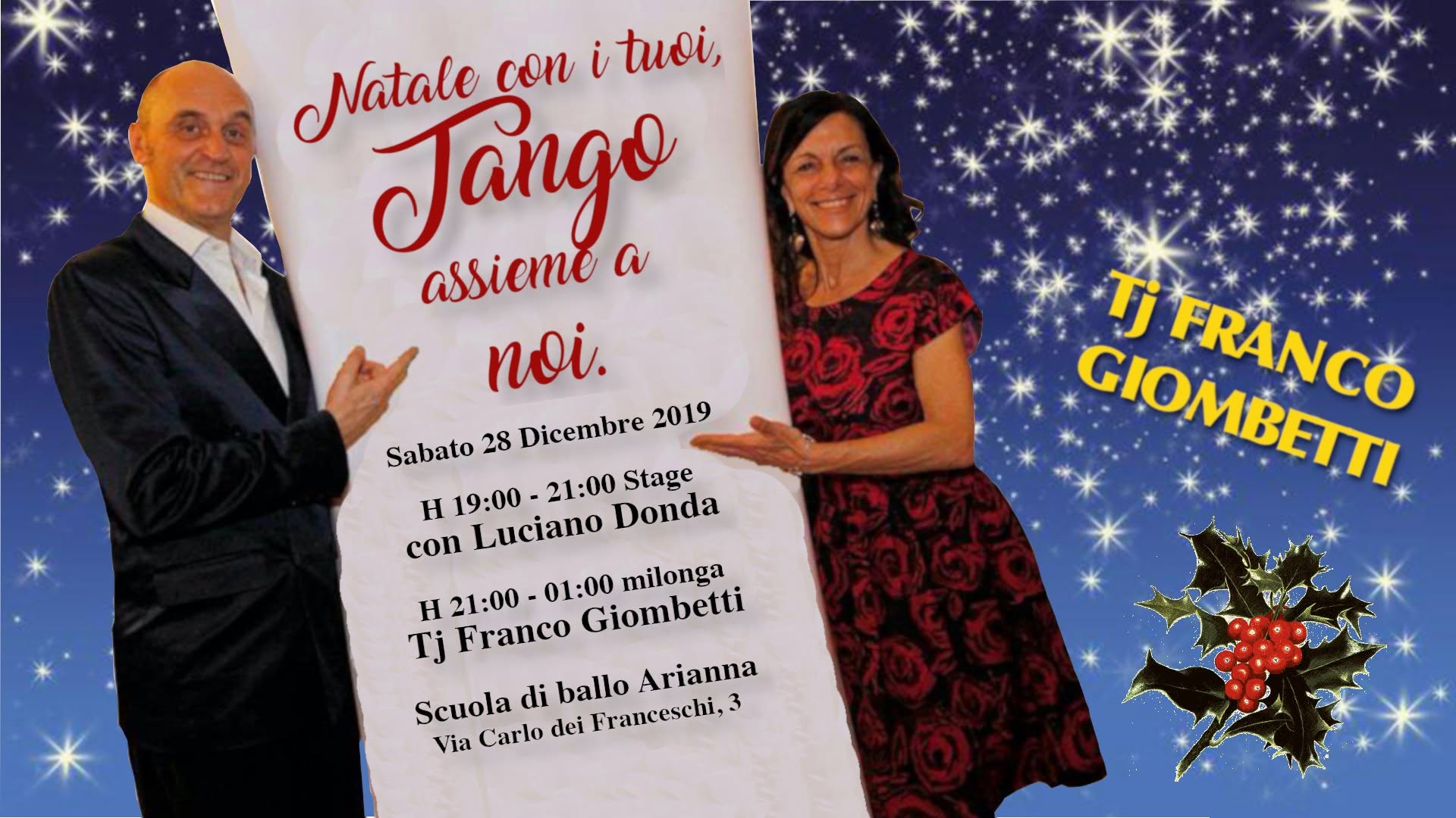 Natale con i tuoi , Tango assieme a noi !