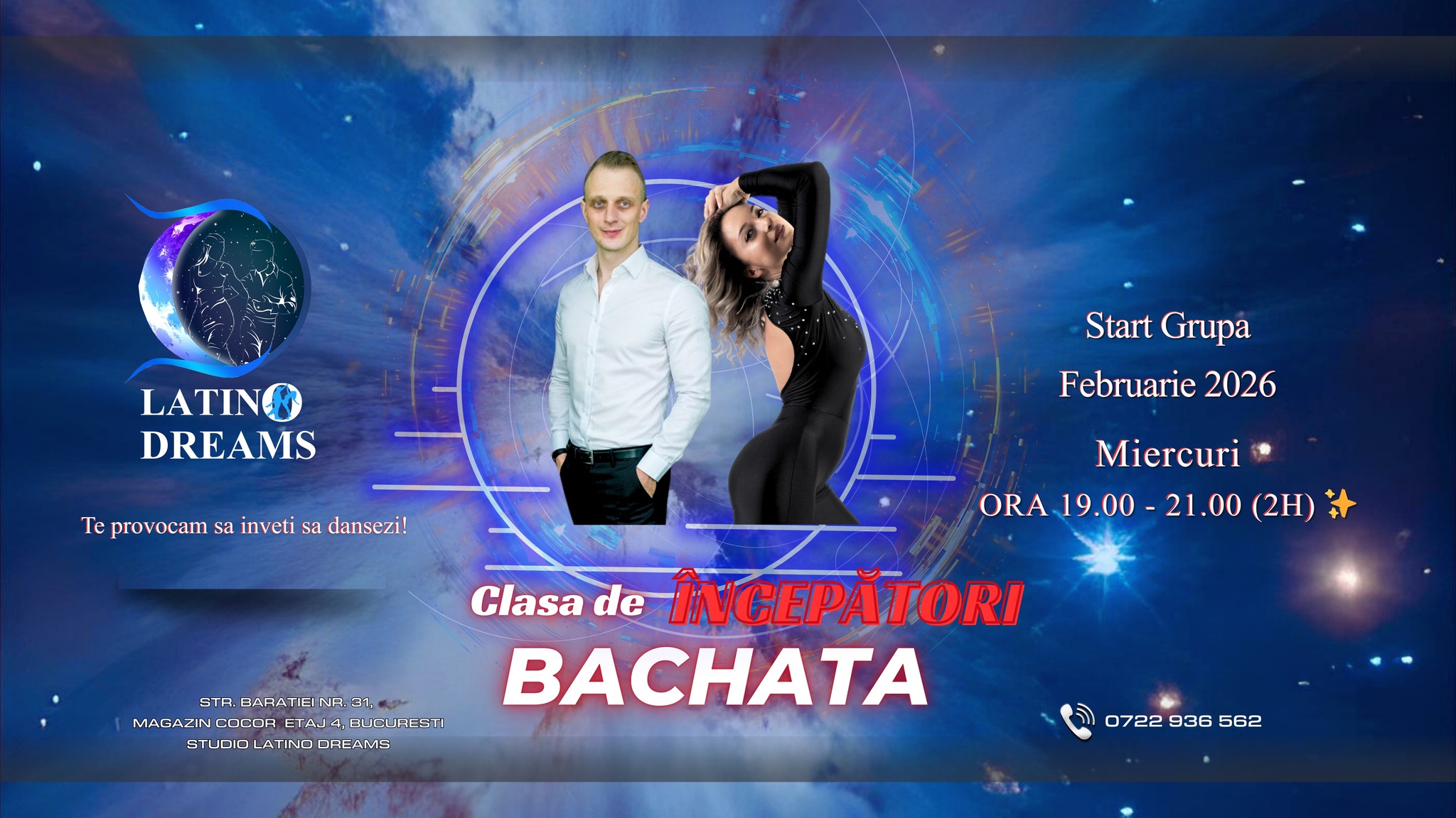 Clasa de dans Bachata Incepatori by Latino Dreams