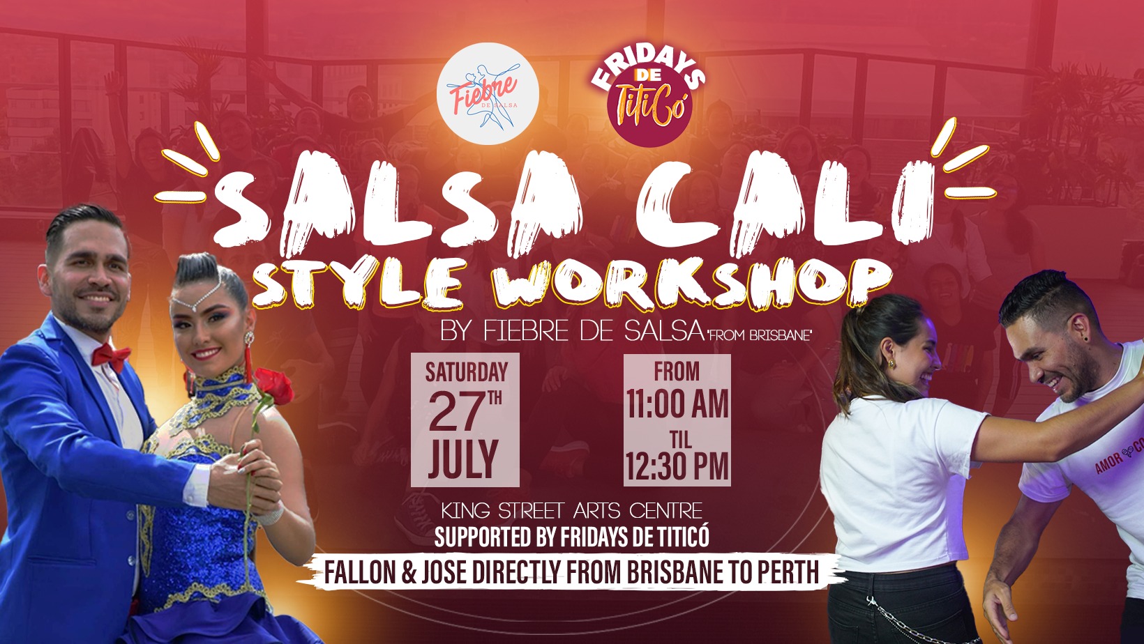 SALSA CALI STYLE WORKSHOP - FIEBRE DE SALSA (FROM BRISBANE)