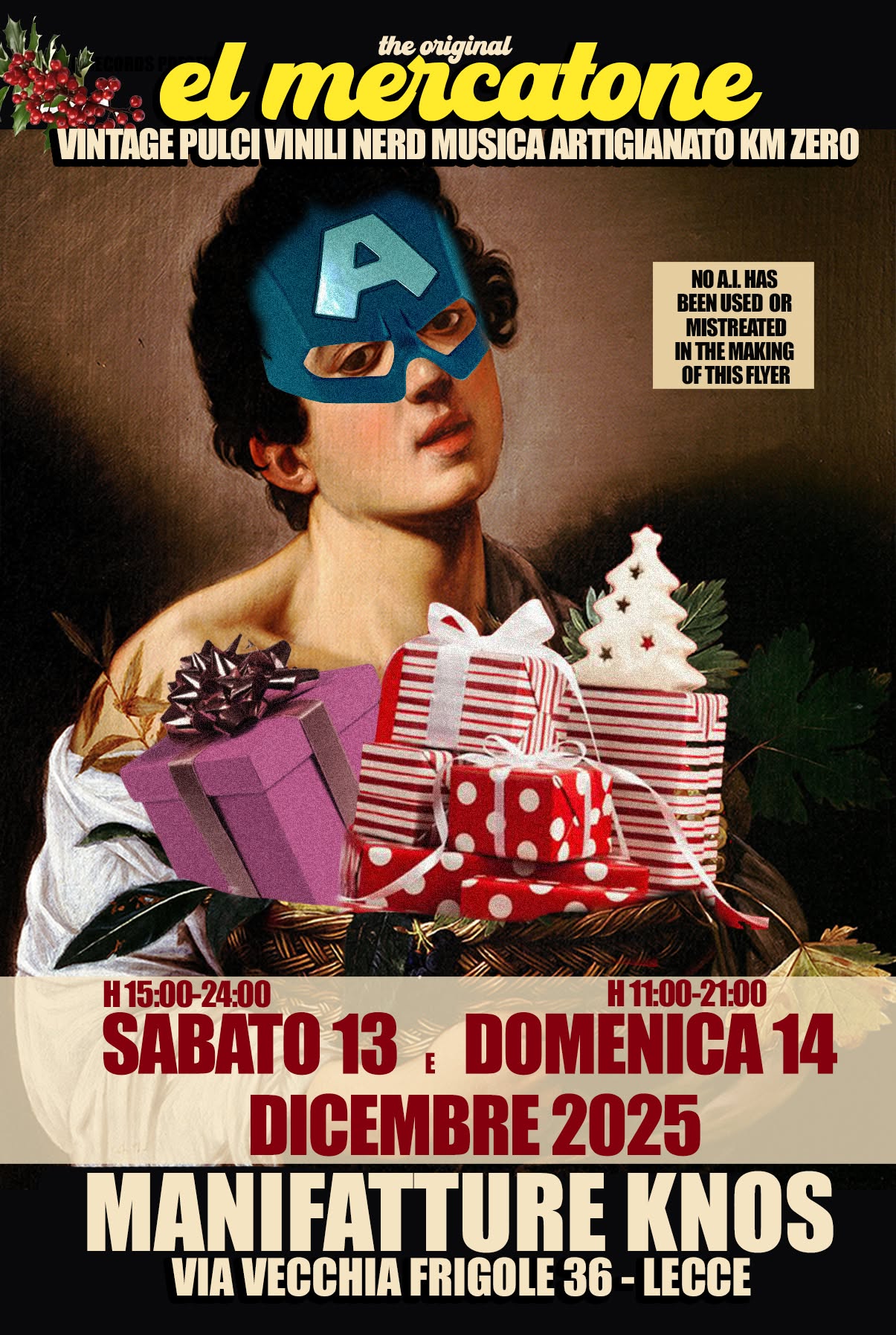 el mercatone sabato 13 e domenica 14 dicembre 2025 - Manifatture Knos Lecce