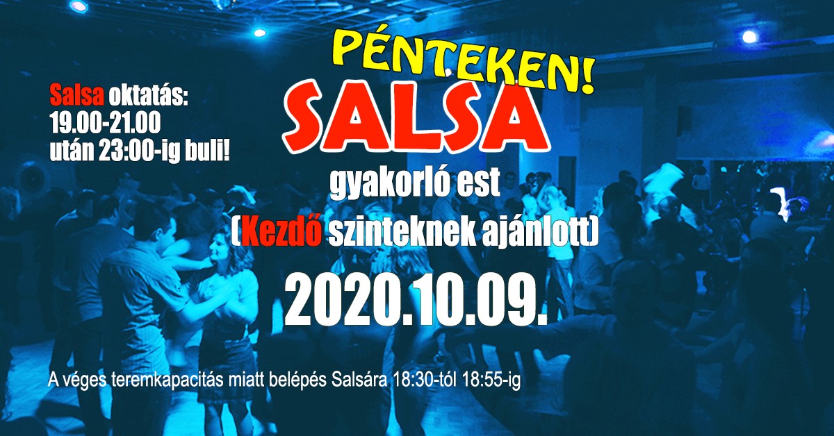 Salsa (kezdő) gyakorló est!