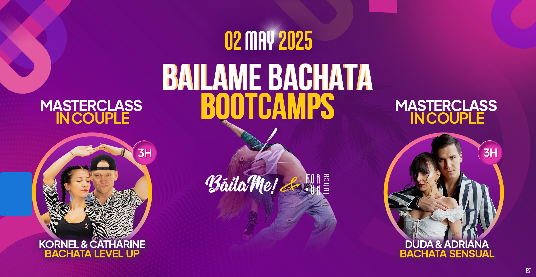 BáilaMe Bachata Bootcamps - 02.05.2025 - by BáilaMe & Forum Tańca