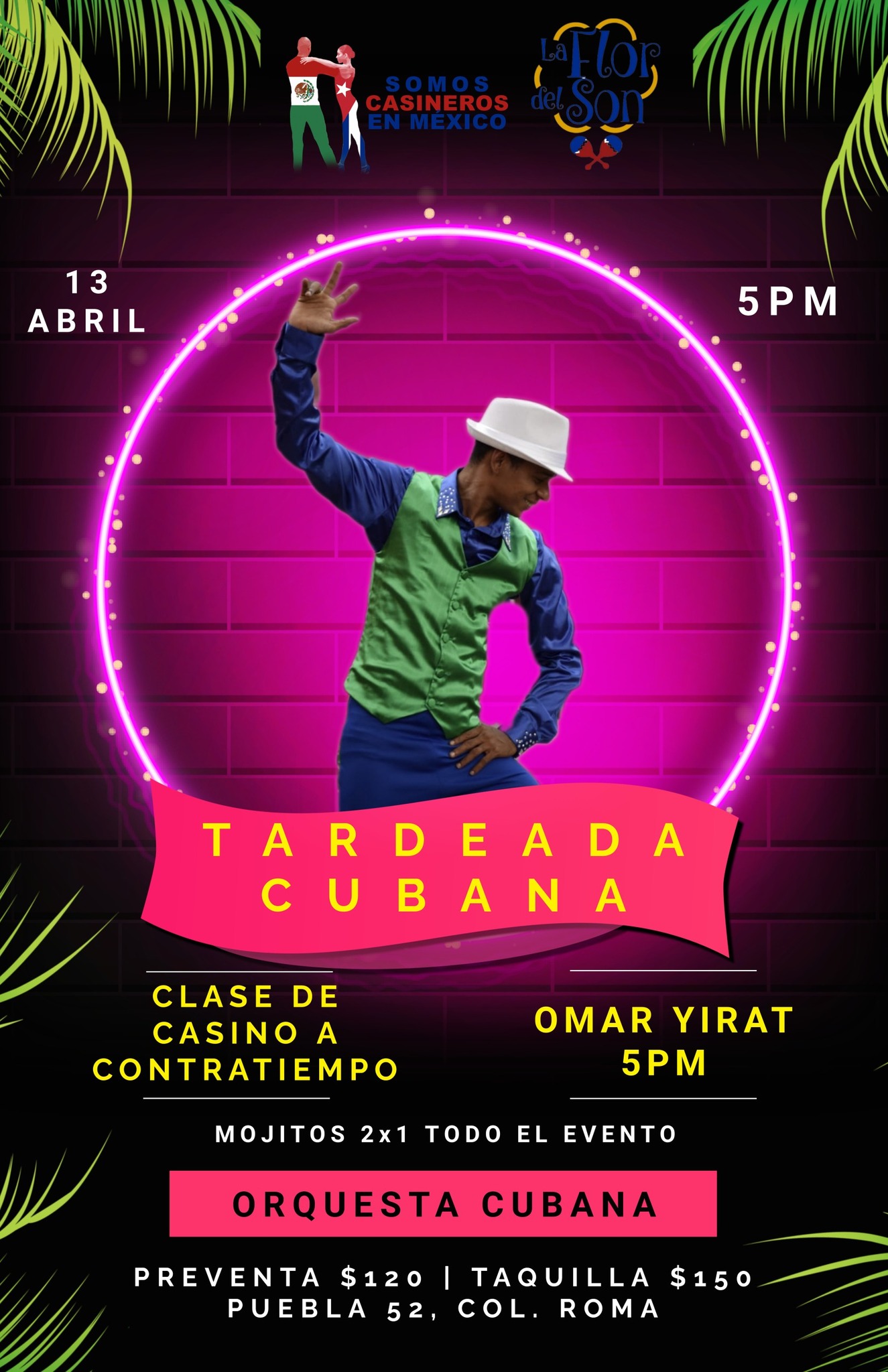 Tardeada Cubana en La Flor del Son 13 de abril